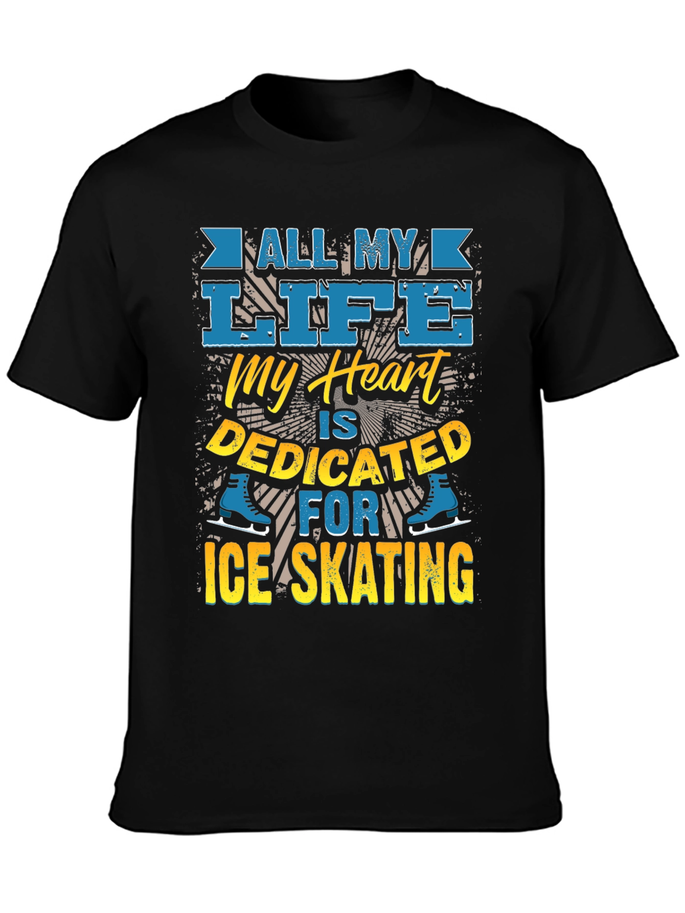 Ice Skating Devotion Graphic Tee - All My Life - 3