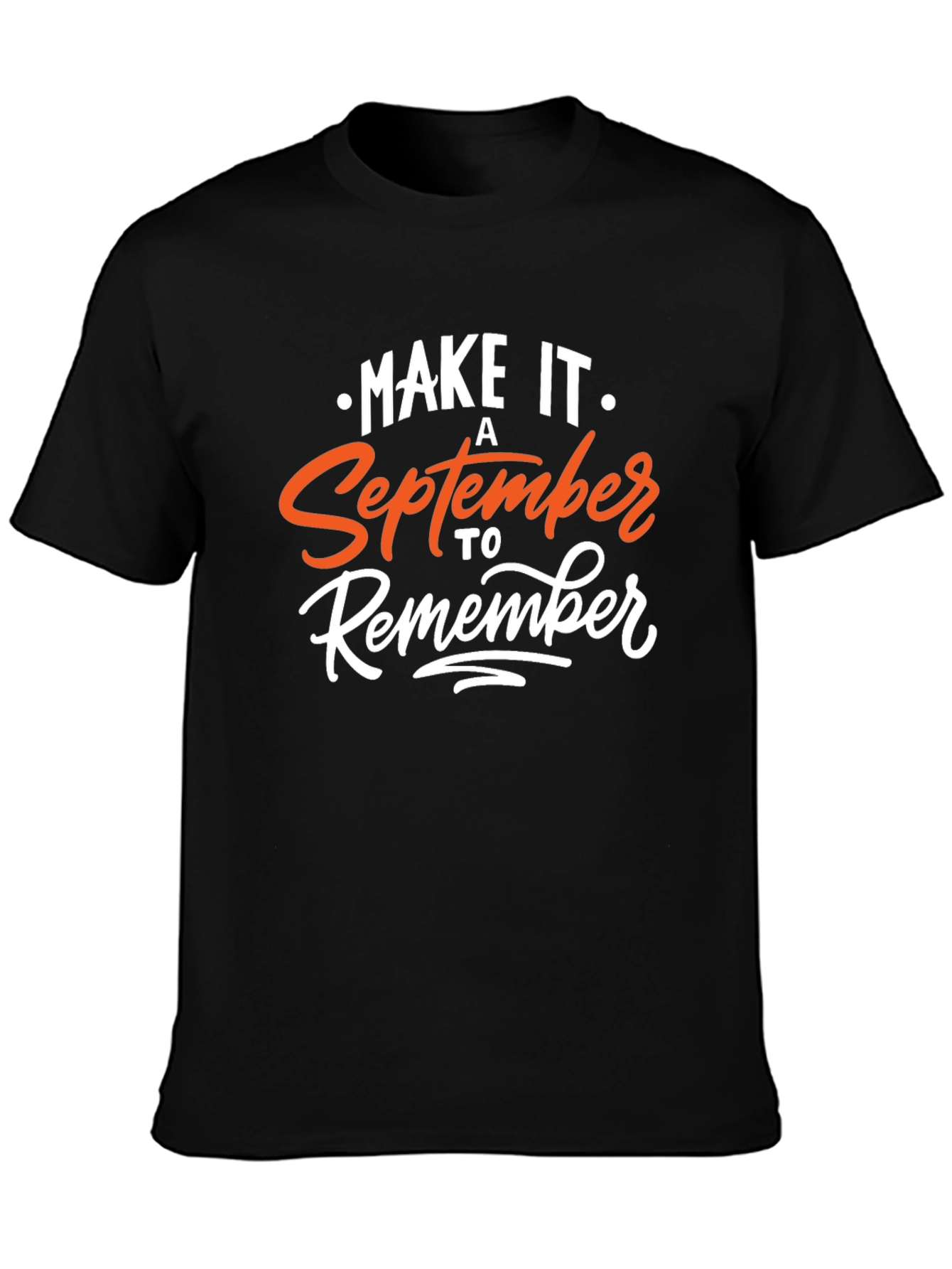 Black September to Remember T-Shirt view 3
