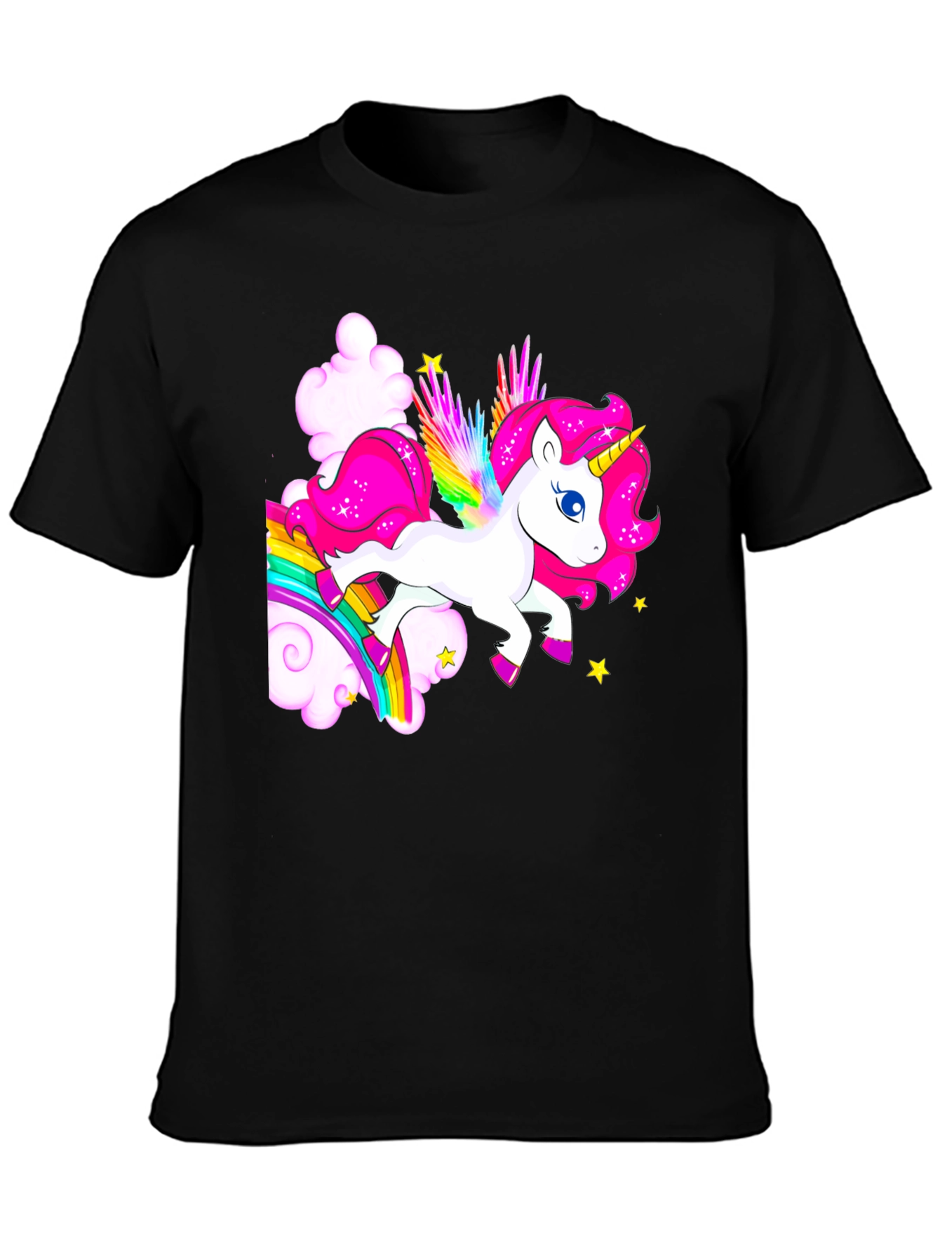 Rainbow Unicorn Graphic T-Shirt - 3