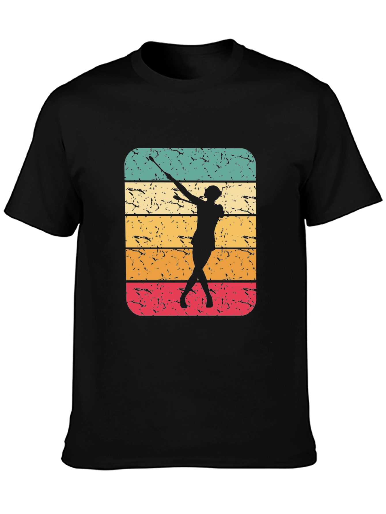 Black Retro Majorette T-Shirt view 3