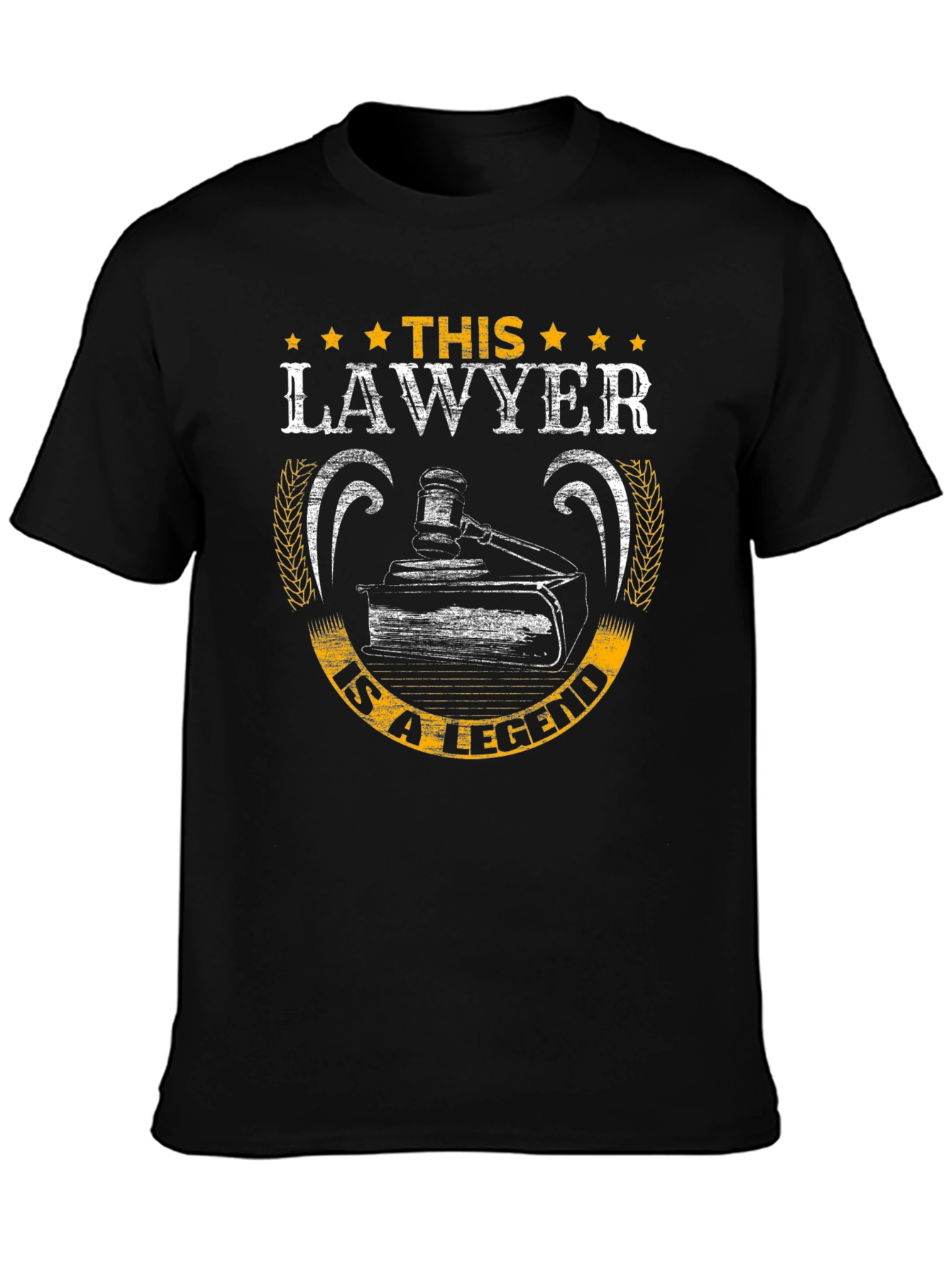 Black Lawyer Legend Graphic Tee view 3