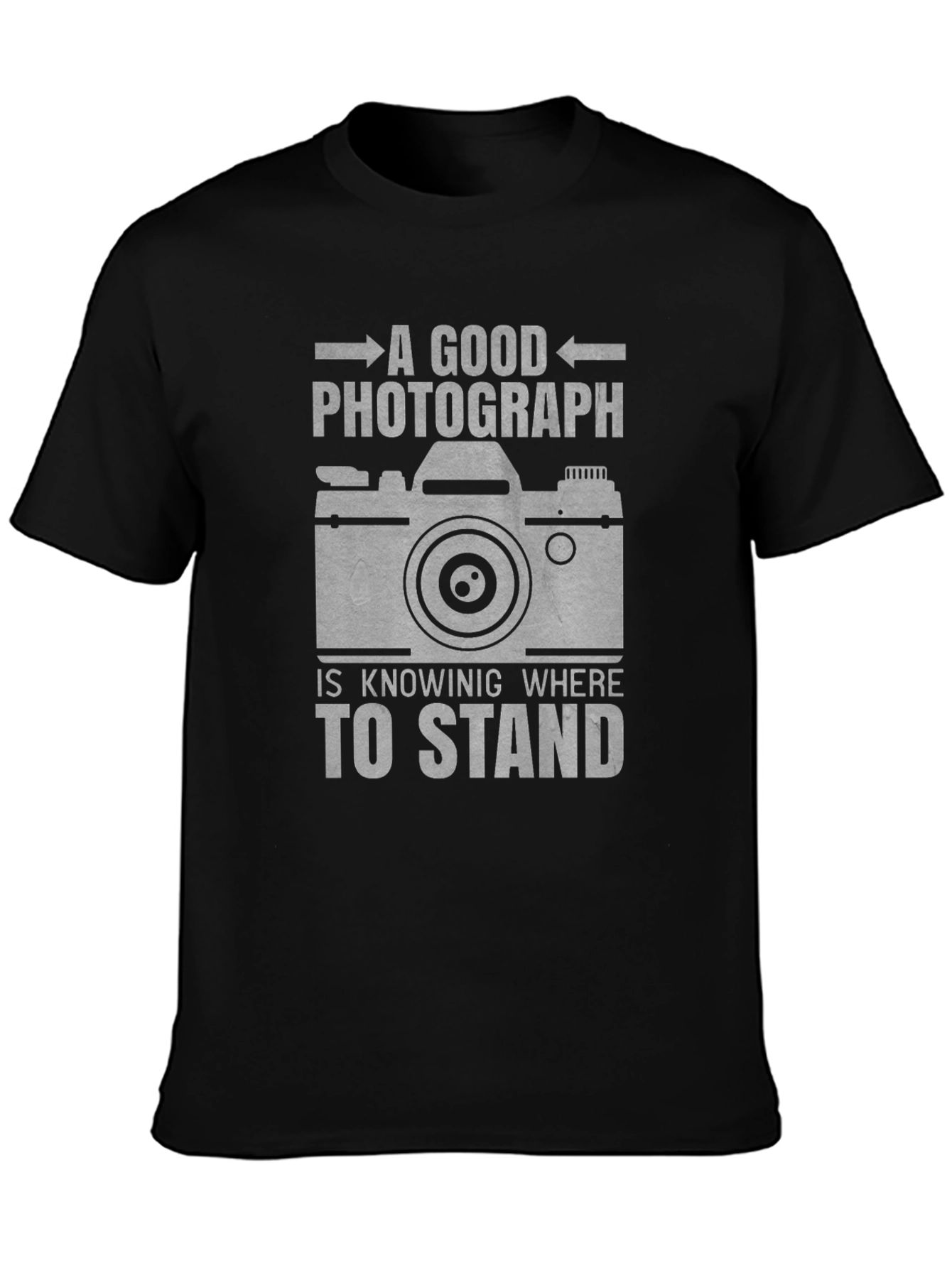 Black Photographer T-Shirt: A Good Photograph view 3