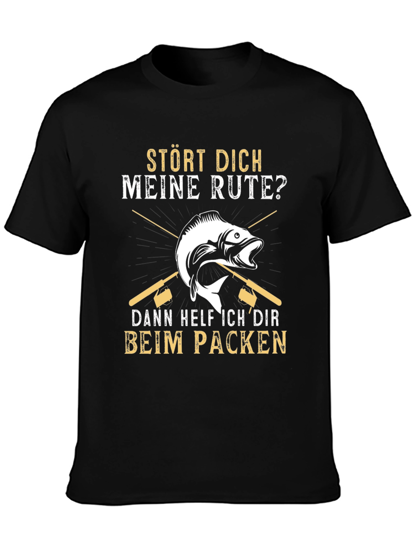 Funny Fishing T-Shirt - Stört Dich Meine Rute? - 3
