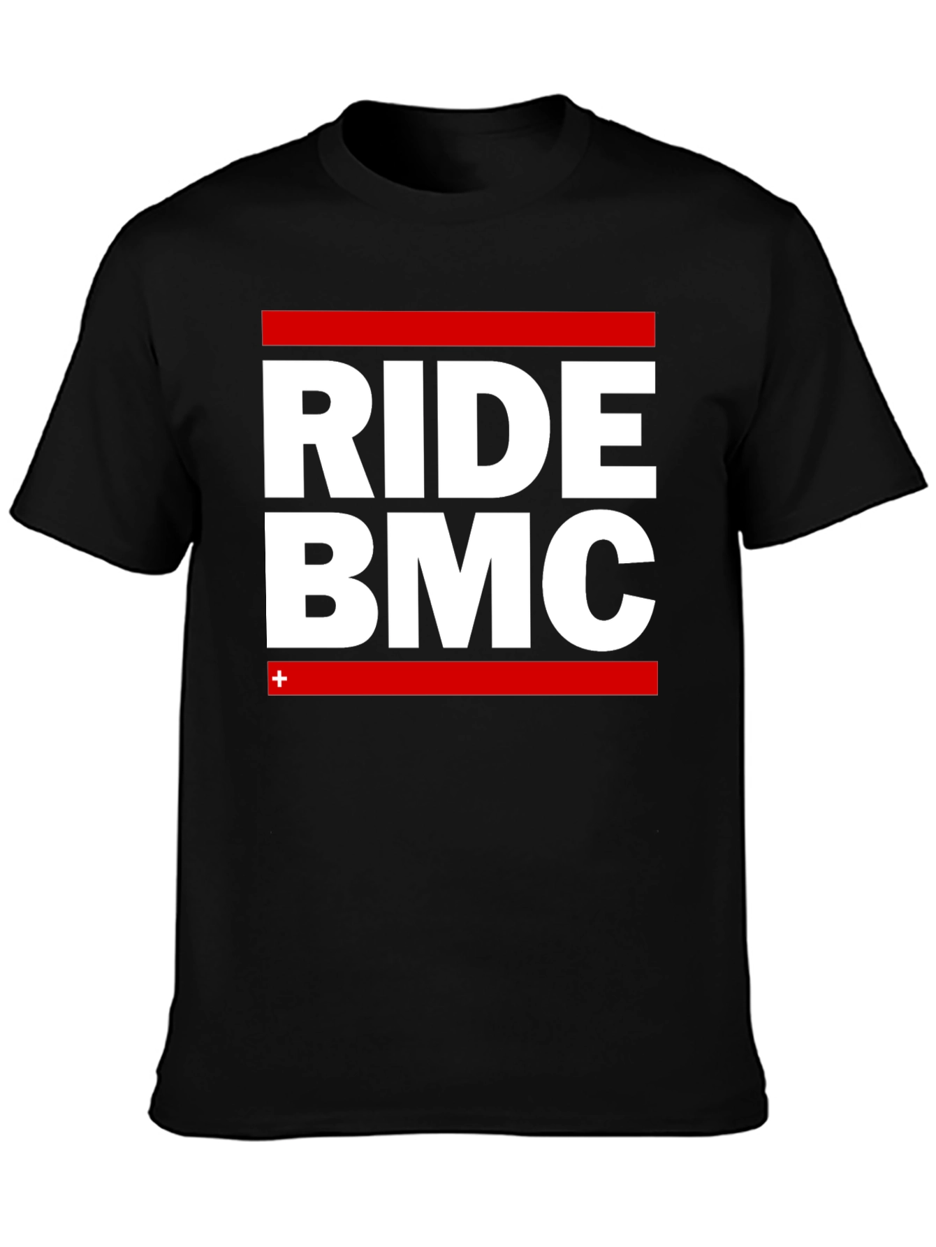 Black Ride BMC Graphic Tee - Black Cotton T-Shirt view 3