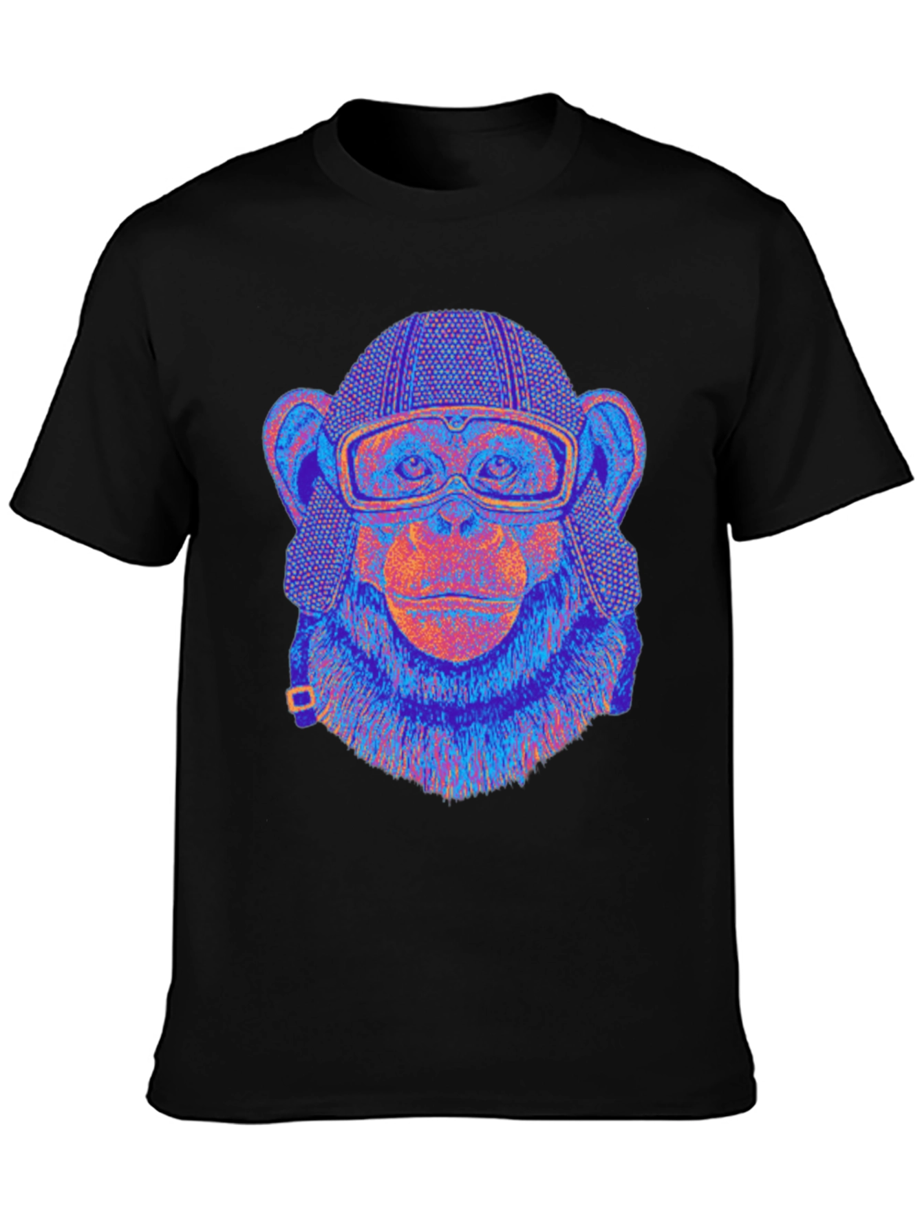 Black Monkey Pilot Graphic Tee - Retro Style view 3