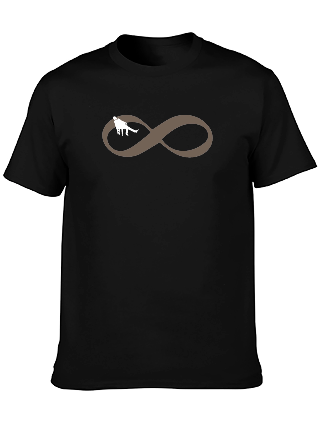 Black Infinity Wrestling Graphic Tee - Black view 3