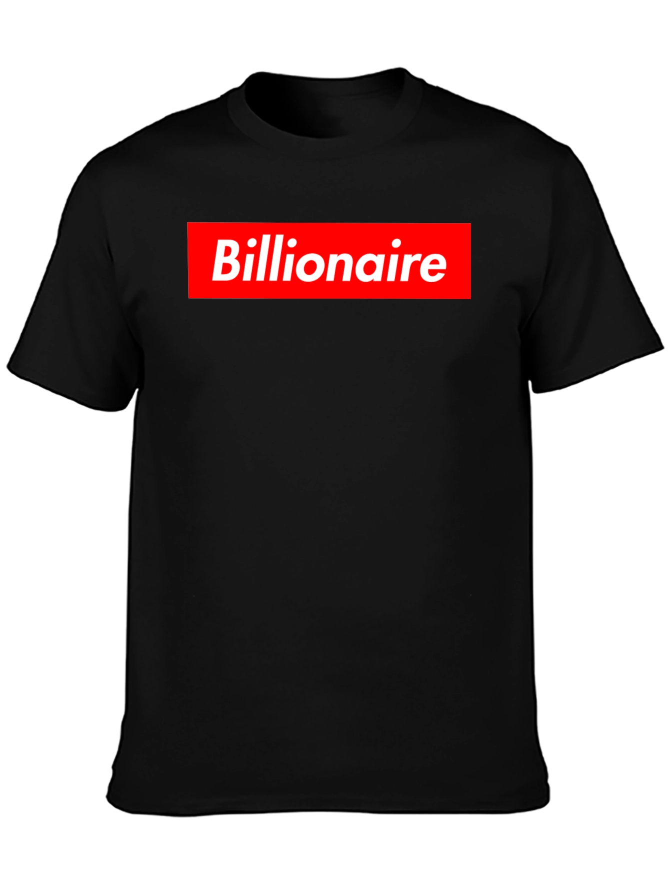 Black Billionaire Graphic Tee - Black Short Sleeve view 3