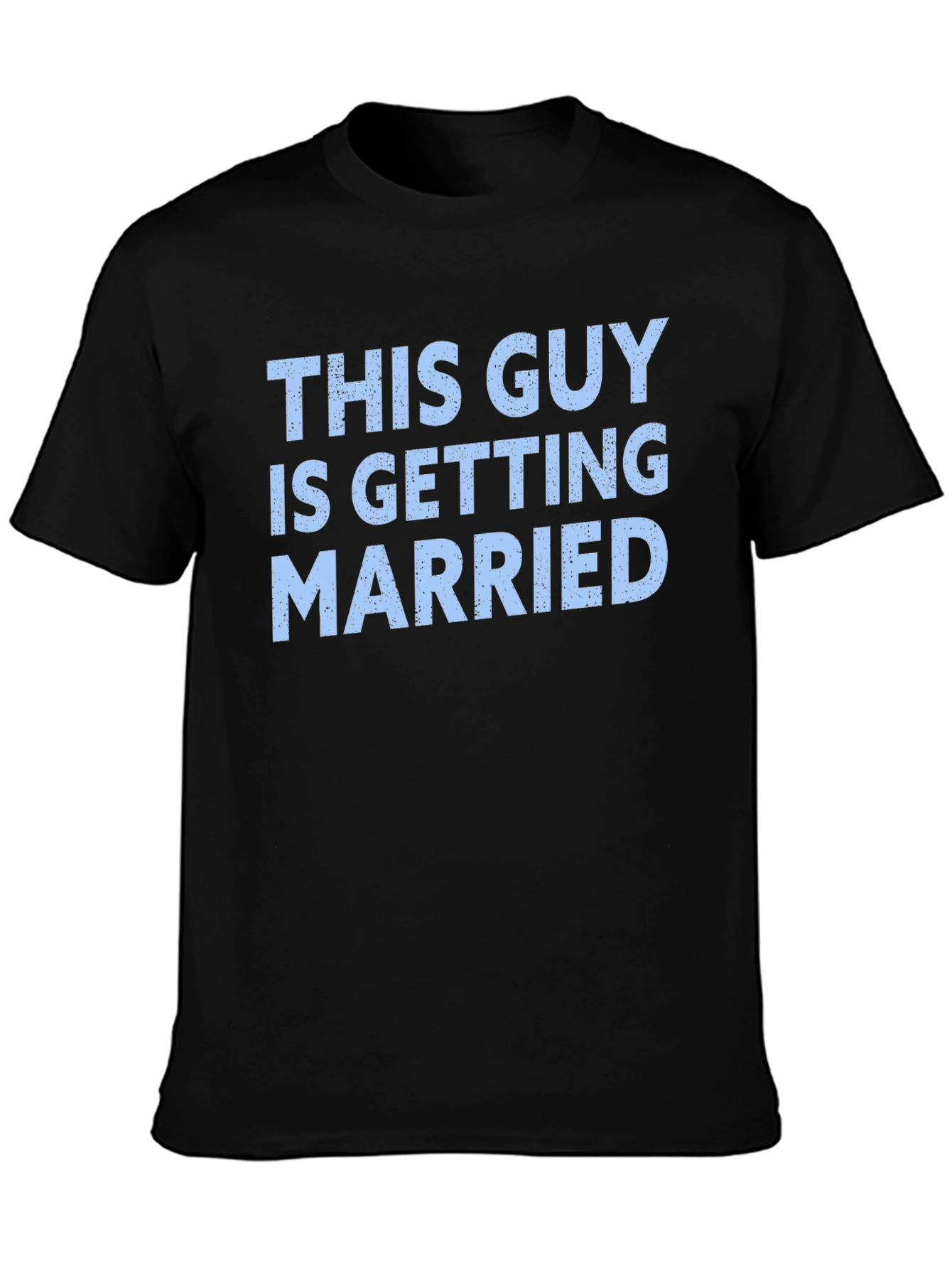Black Groom-to-be T-shirt - "This Guy is Getting Married" Tee view 3