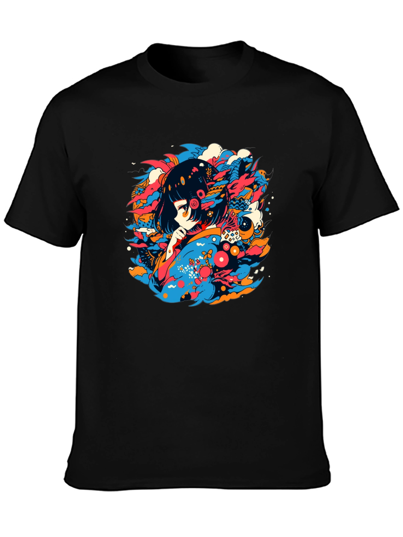 Anime Girl Graphic Tee - Unique Streetwear - 3