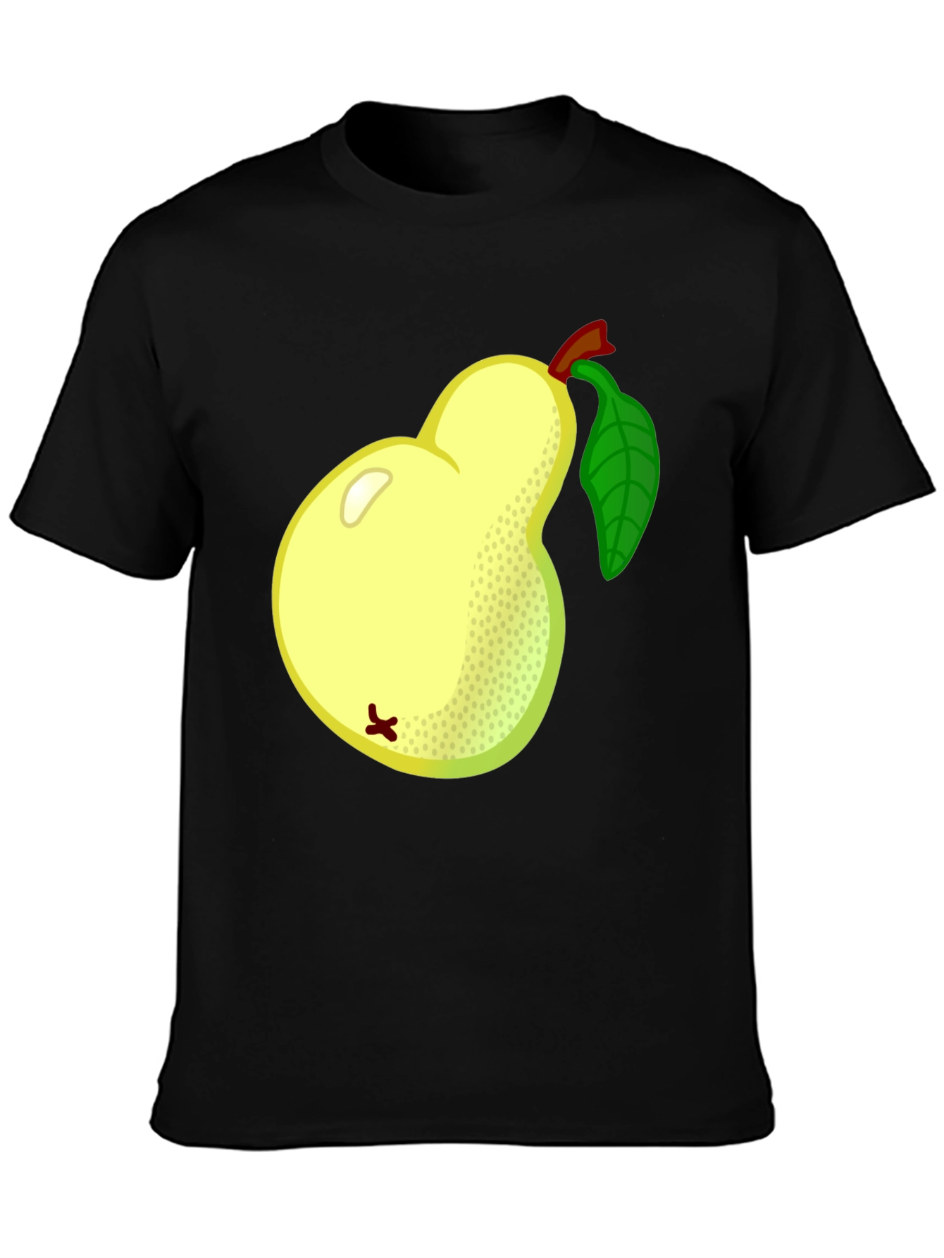 Black Pear Graphic Tee - Fruitful Style view 3