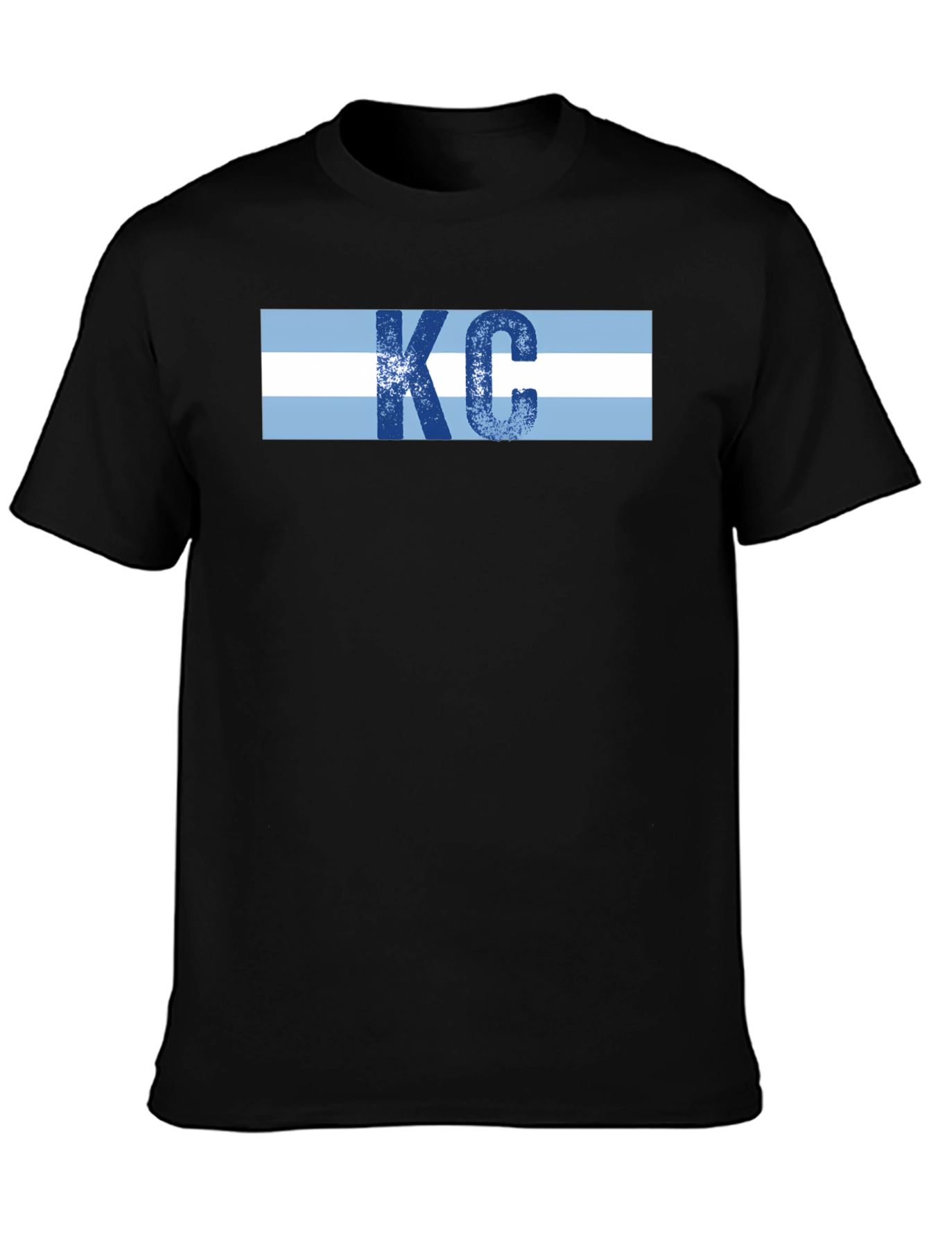 Black KC Stripes Graphic T-Shirt view 3