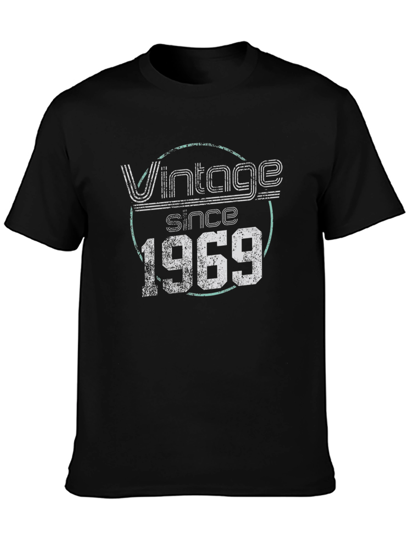Black Vintage Since 1969 Graphic T-Shirt view 3