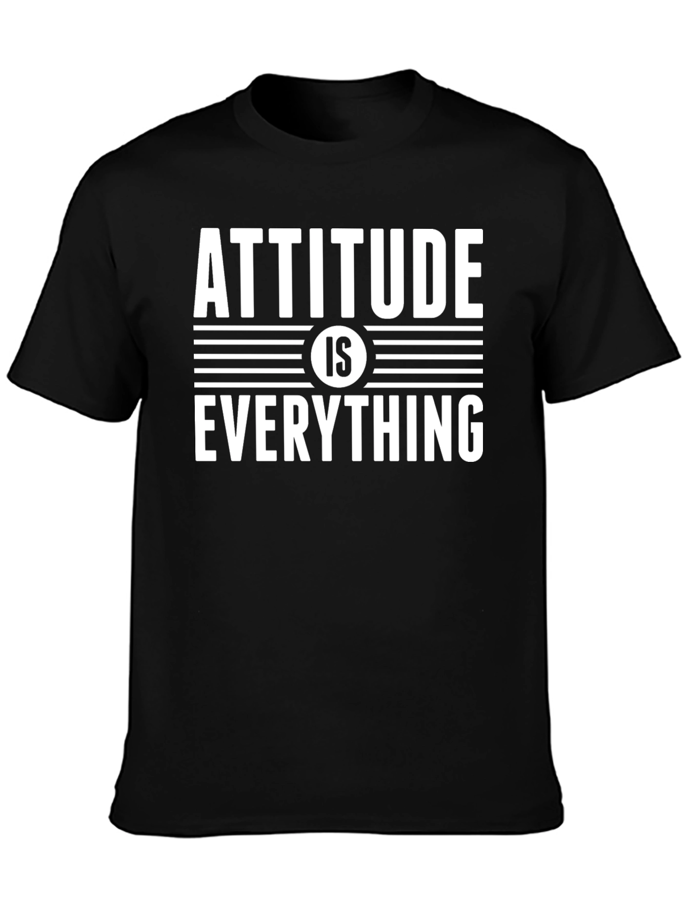 Black Attitude is Everything Graphic Tee view 3