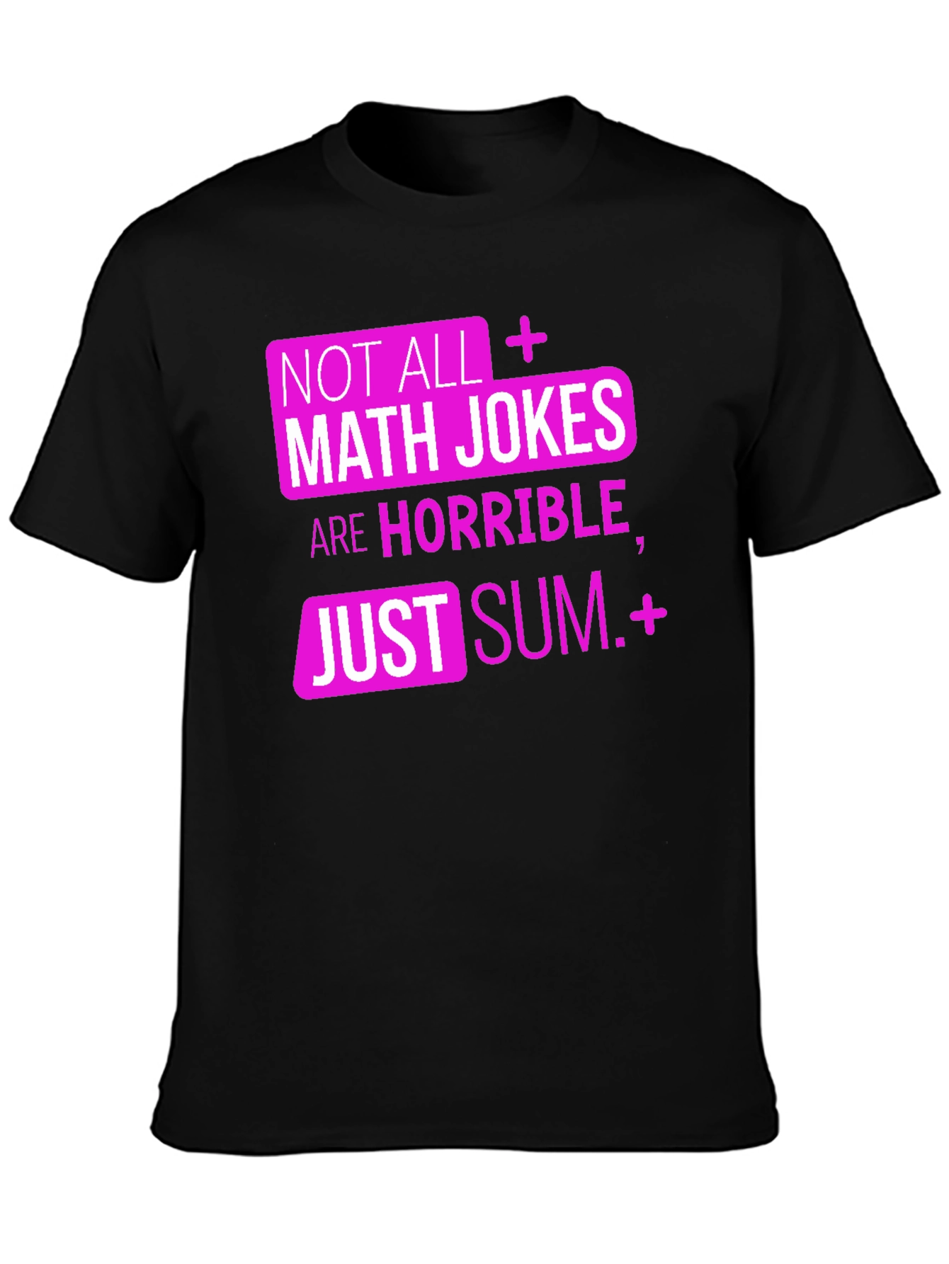 Black Math Jokes Tee - Sum Humor! view 3