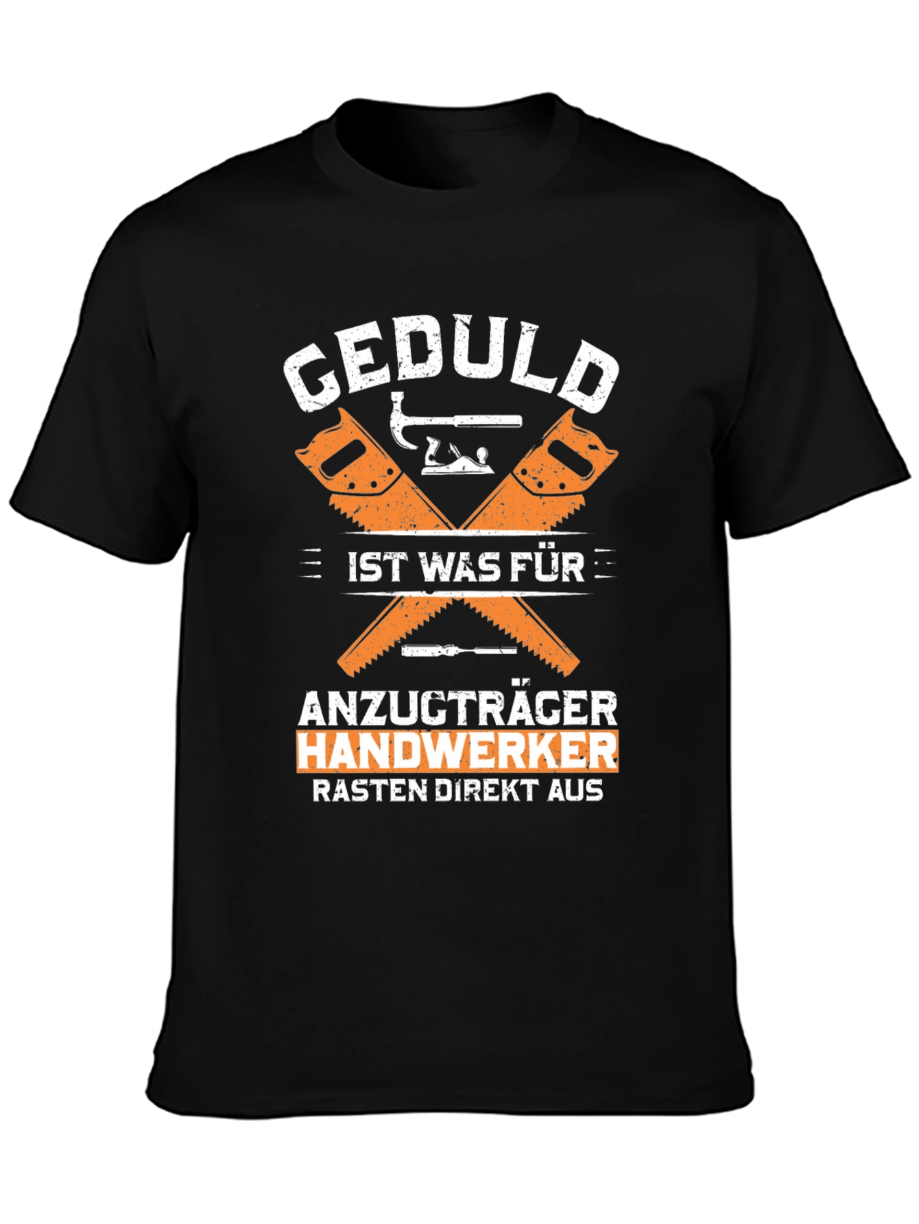 GEDULD Handwerker T-Shirt, German Humor Tee - 3