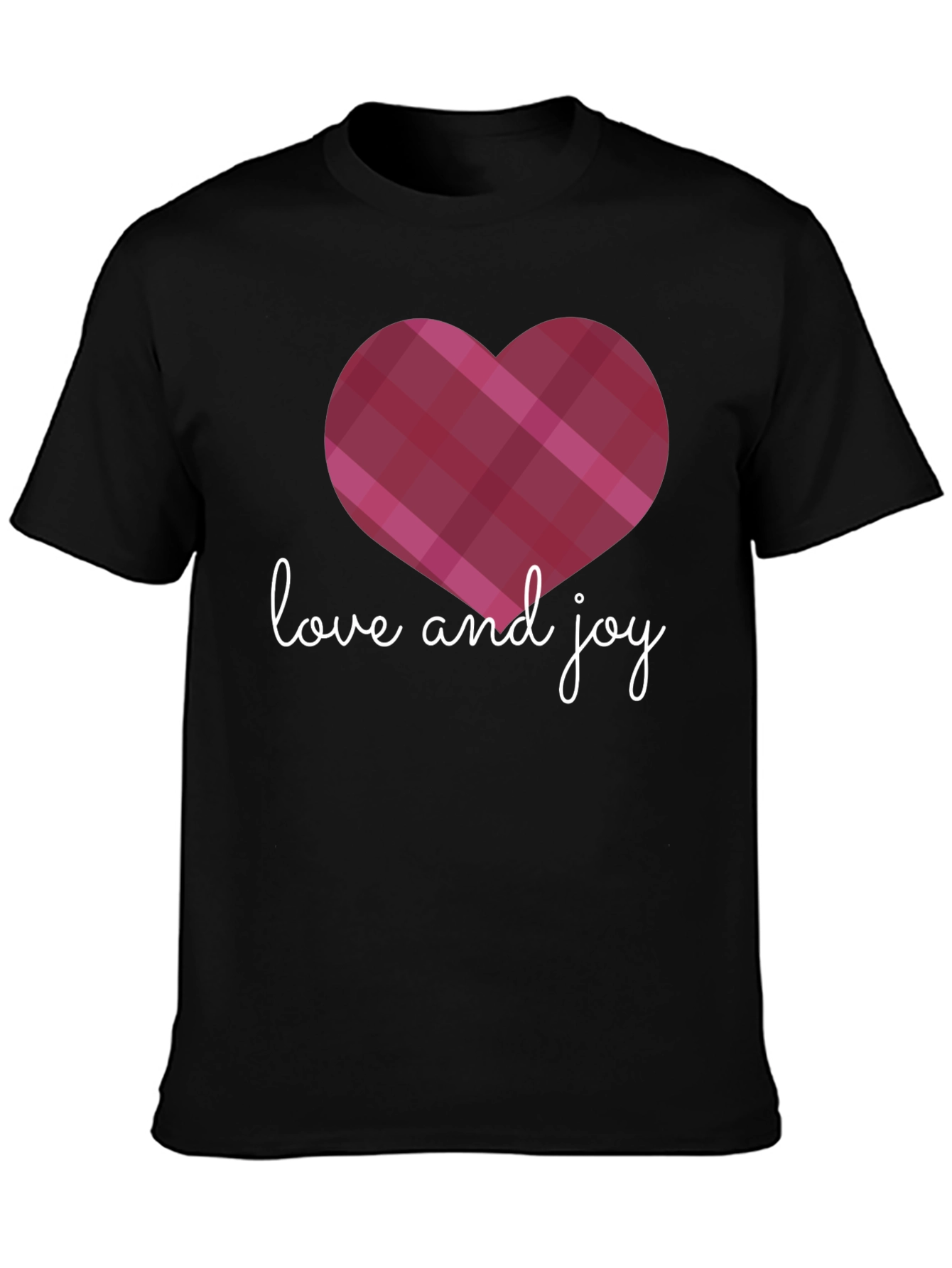 Black Love and Joy Heart Graphic Tee view 3