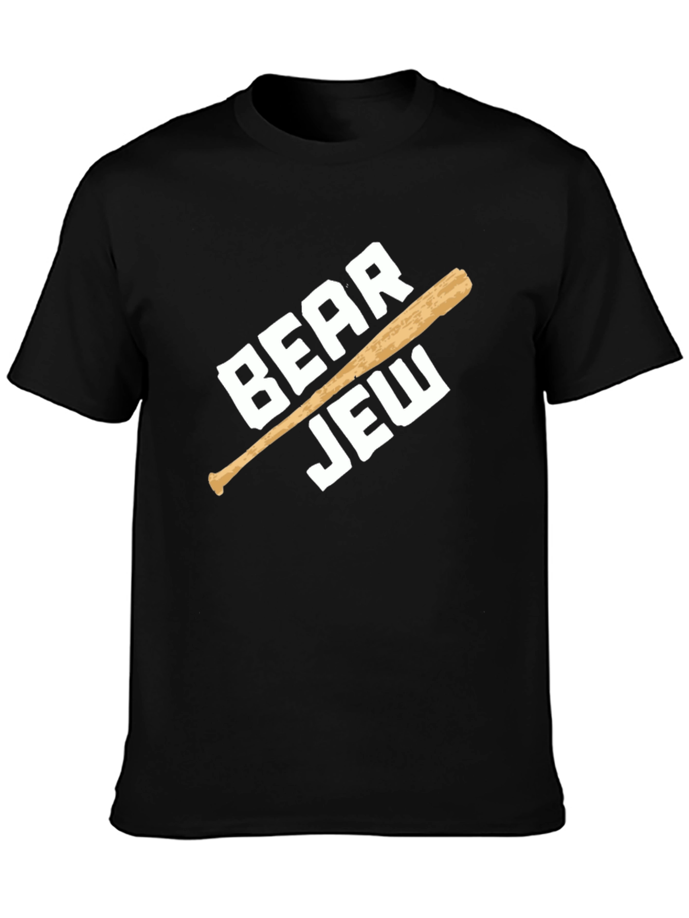 Black Bear Jew Novelty Graphic T-Shirt view 3