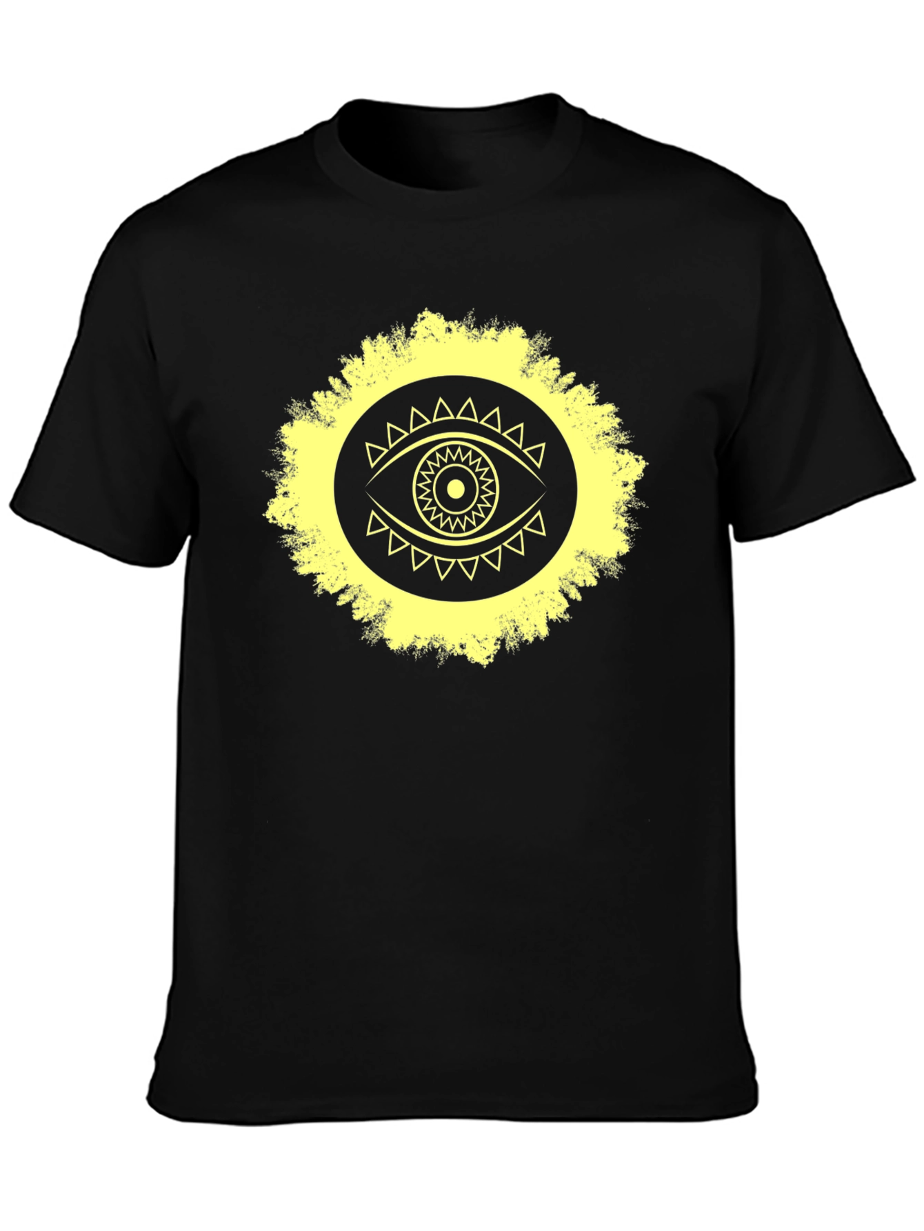 Black Eye Graphic Black T-Shirt view 3