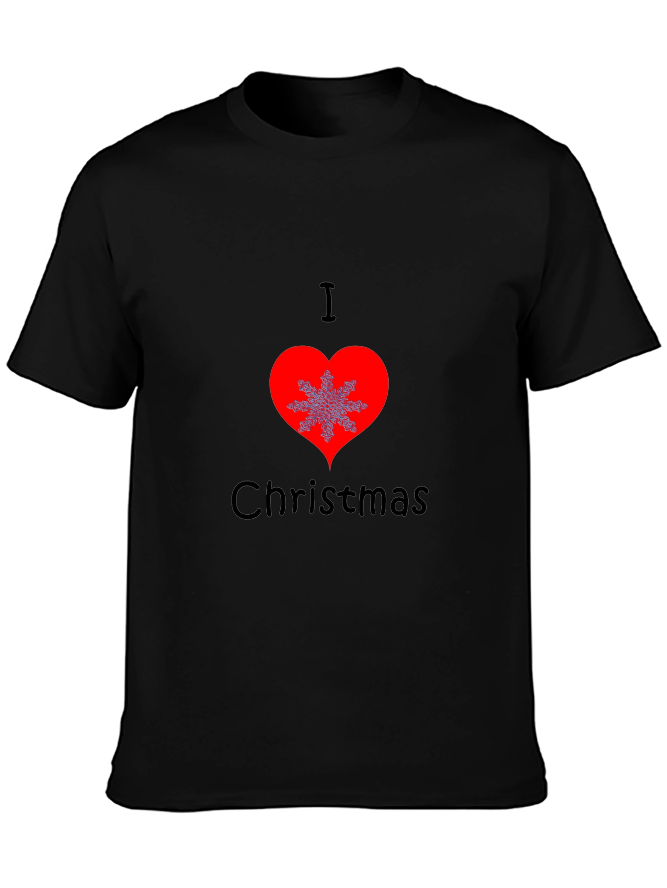 I Love Christmas T-Shirt Holiday Graphic Tee - 3