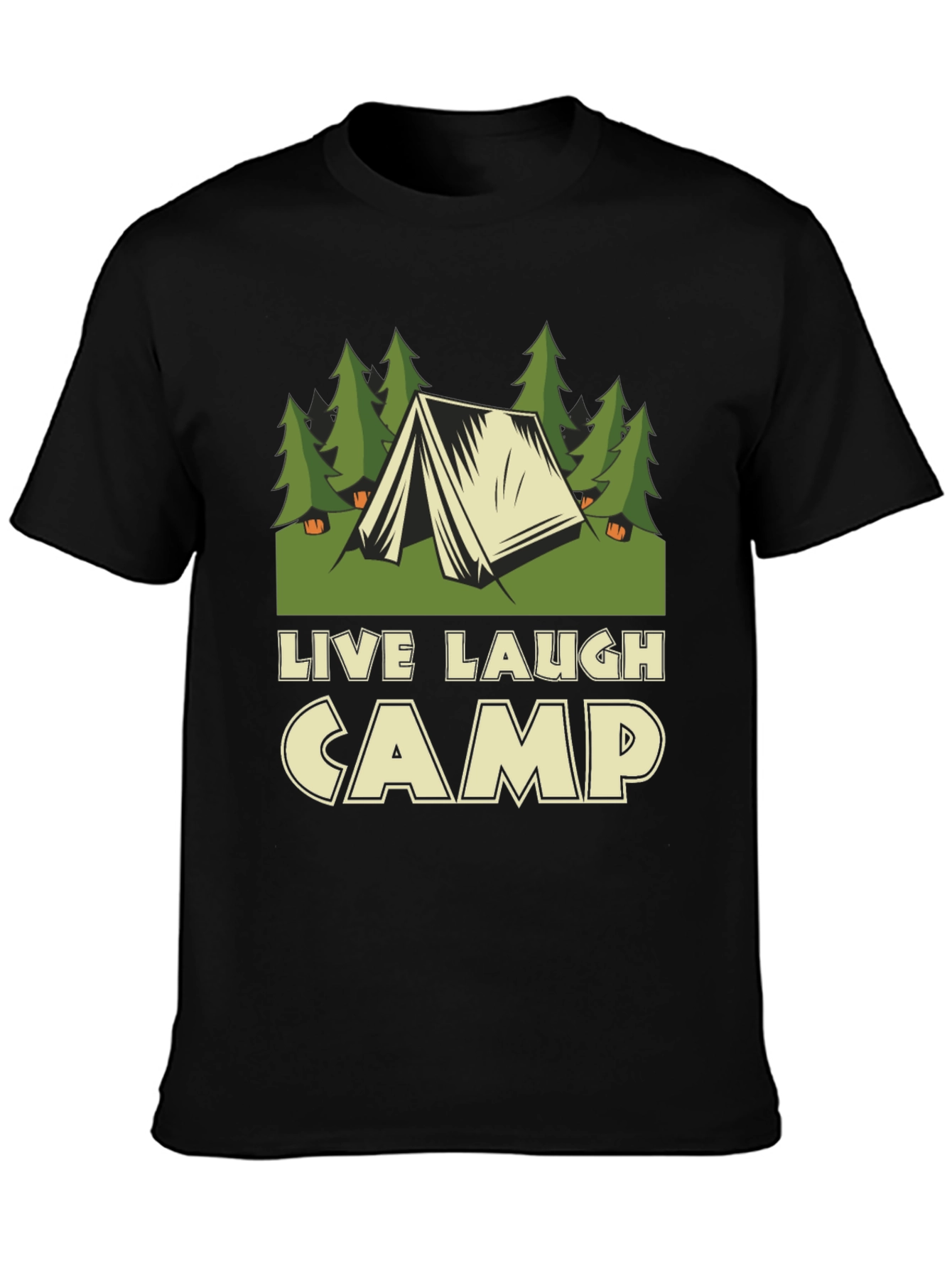 Live Laugh Camp Graphic Tee - Outdoor Adventure Shirt - 3