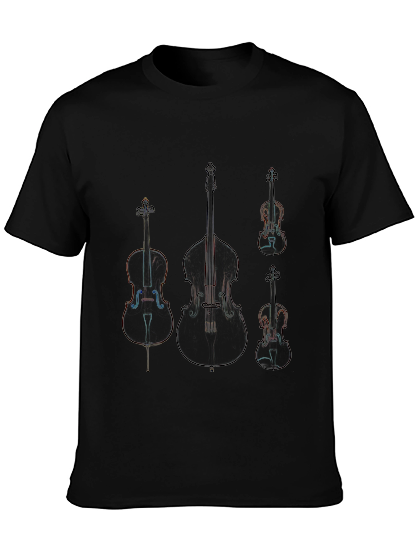 Music Lover Tee - String Instrument Design - 3