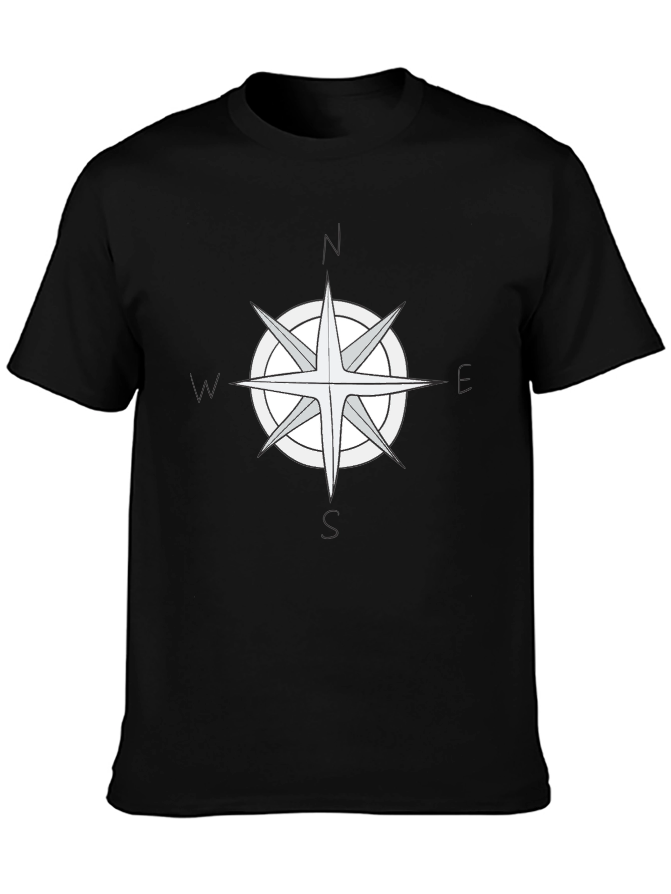 Compass Rose Graphic Tee - Black T-Shirt - 3