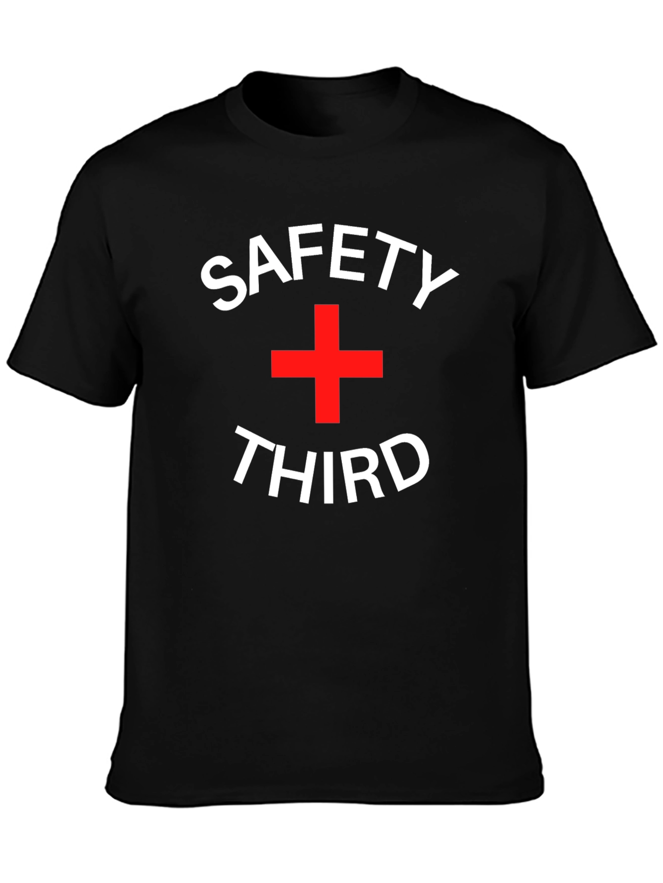 Black Safety Third Graphic Tee - Black view 3