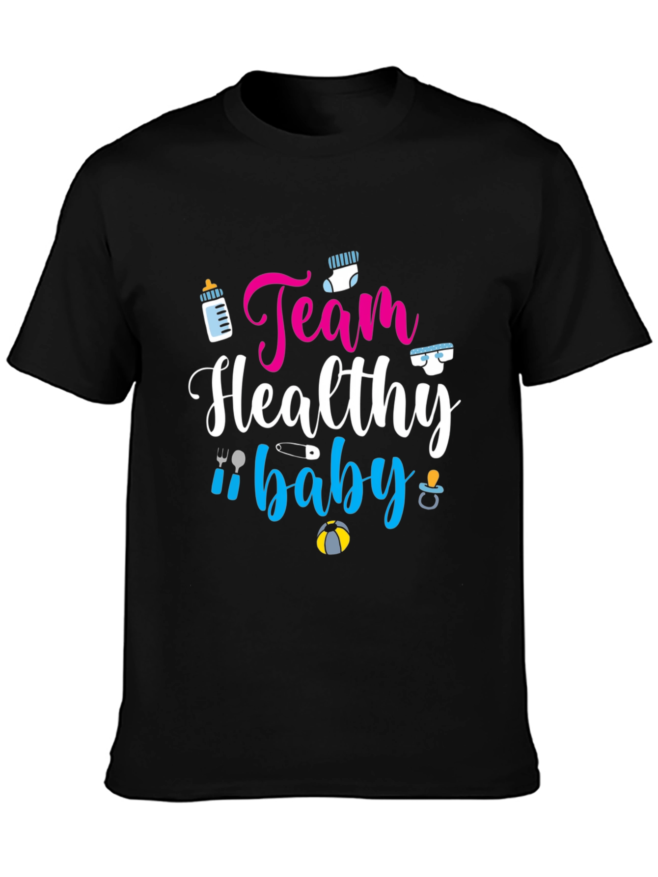 Team Healthy Baby Gender Reveal T-Shirt - 3