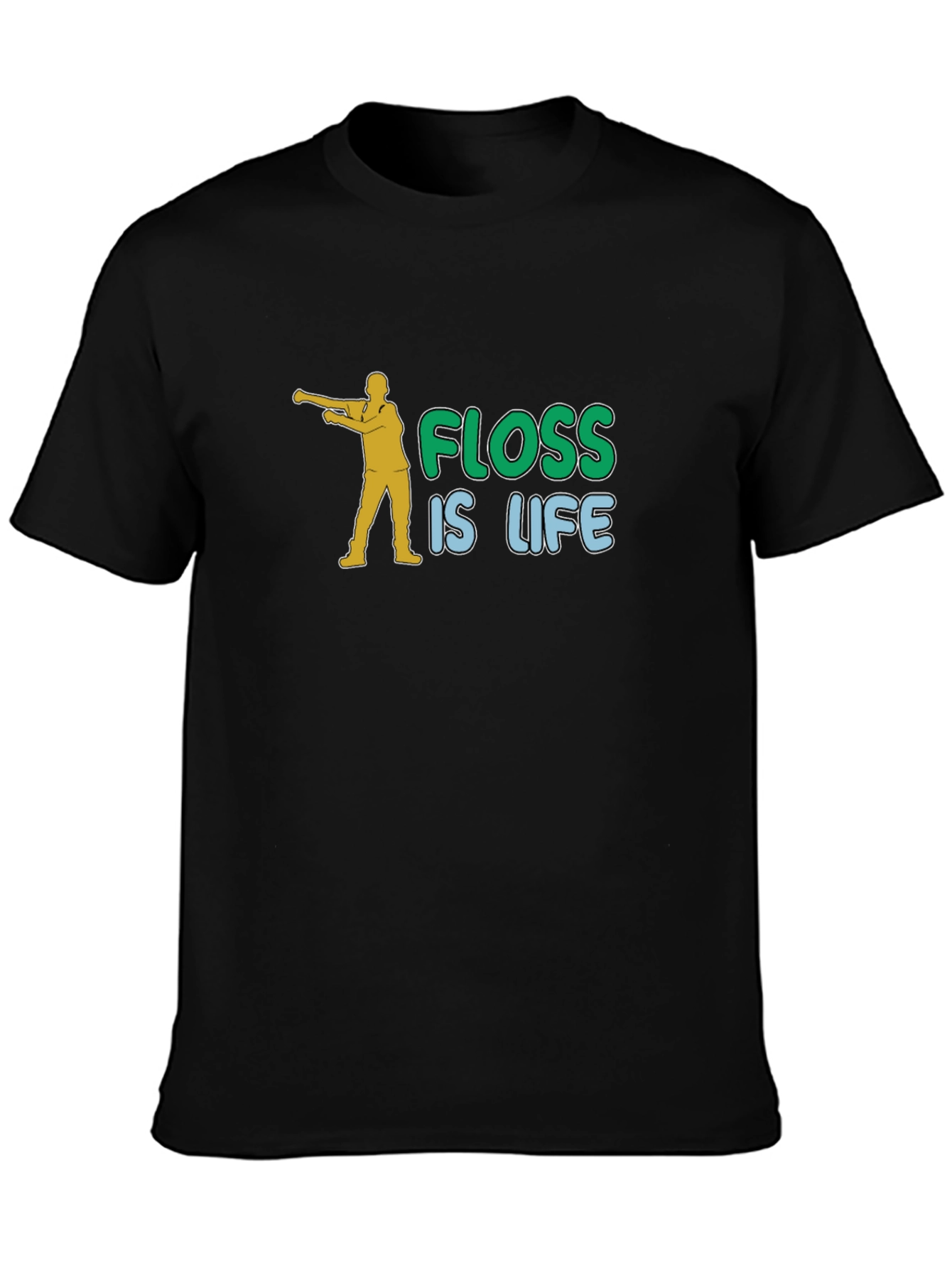 Black Floss Is Life Graphic T-Shirt view 3