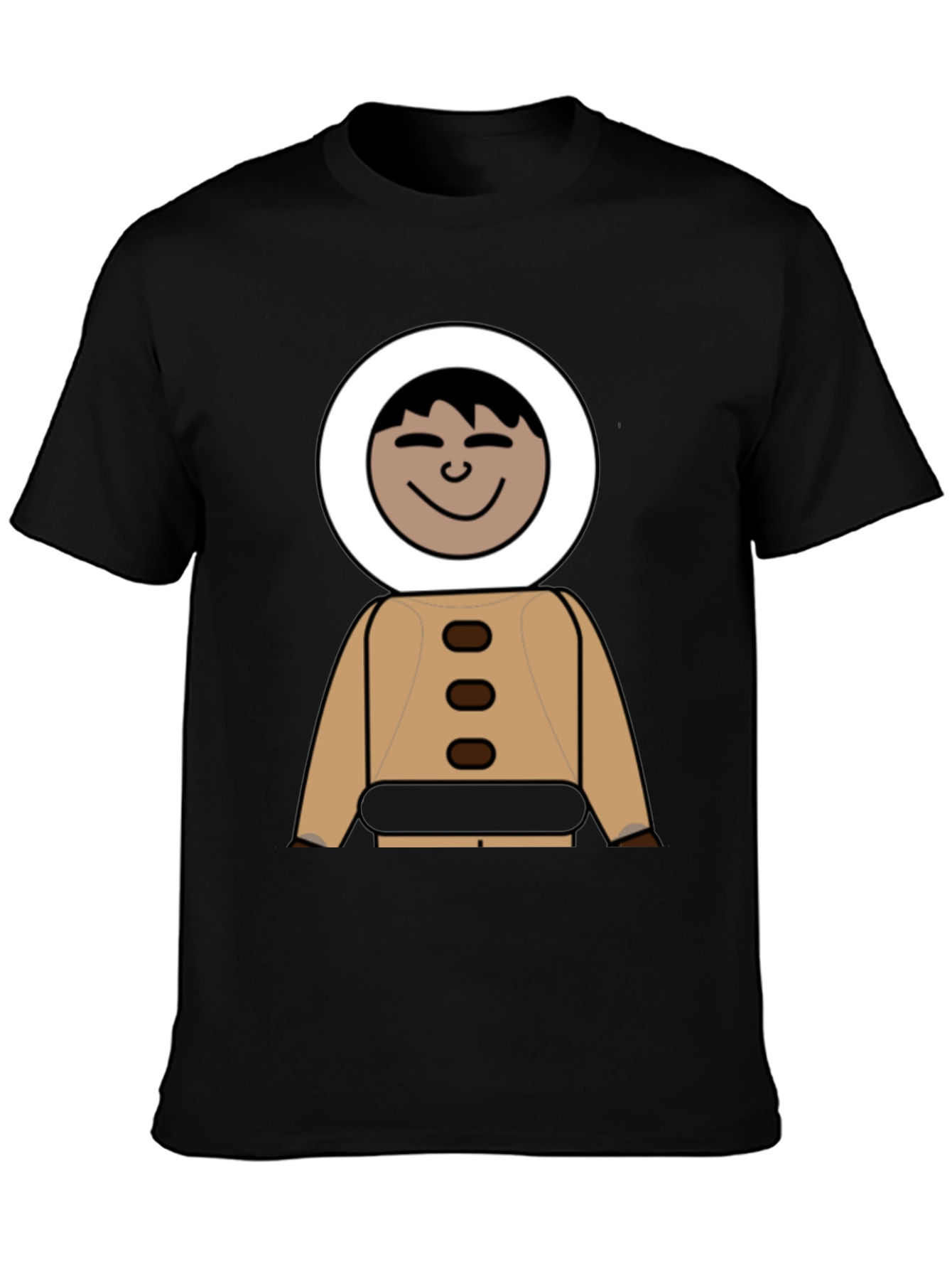 Cartoon Eskimo Outfit Graphic Tee - 3