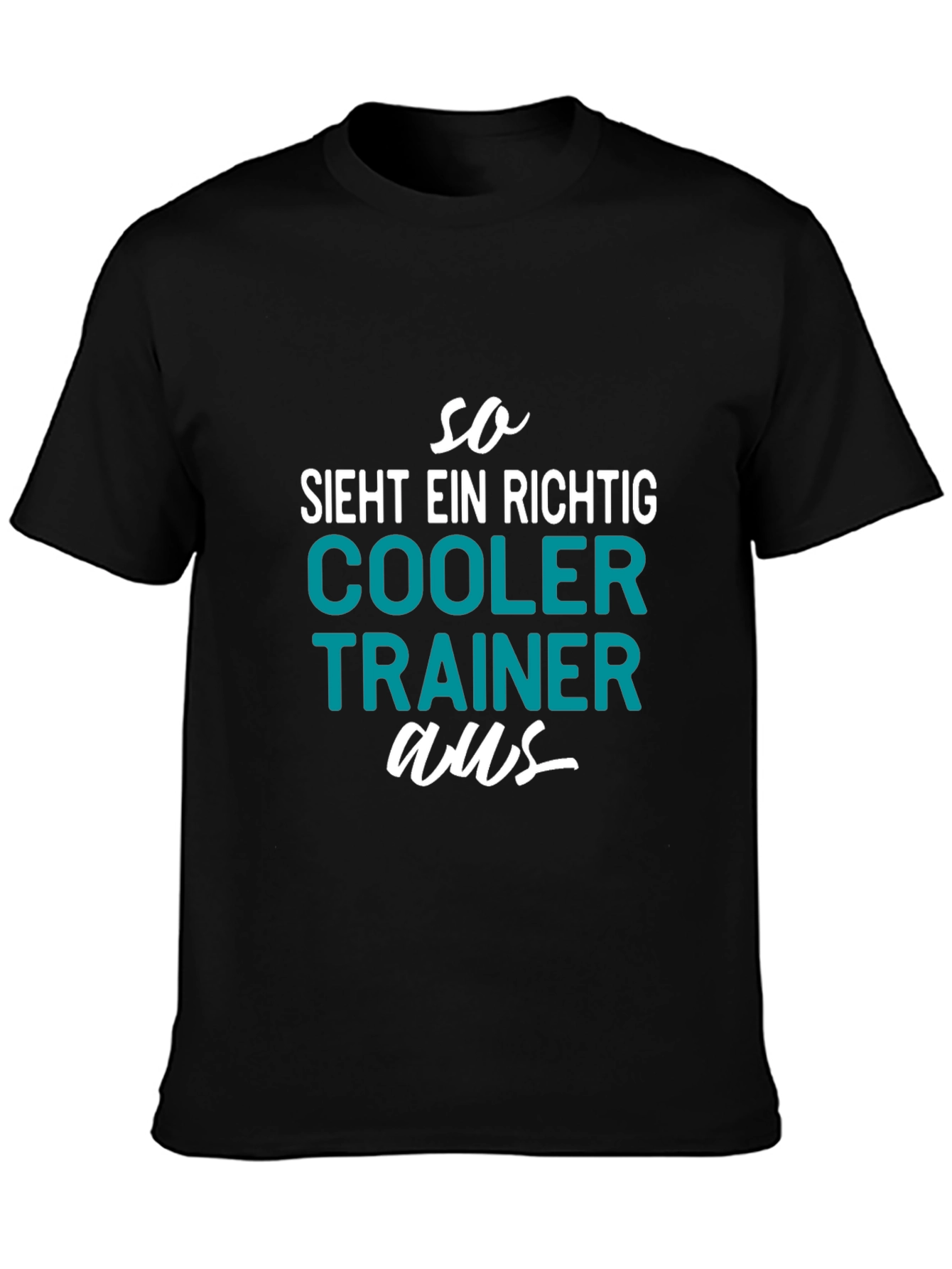 Black Cooler Trainer T-Shirt view 3