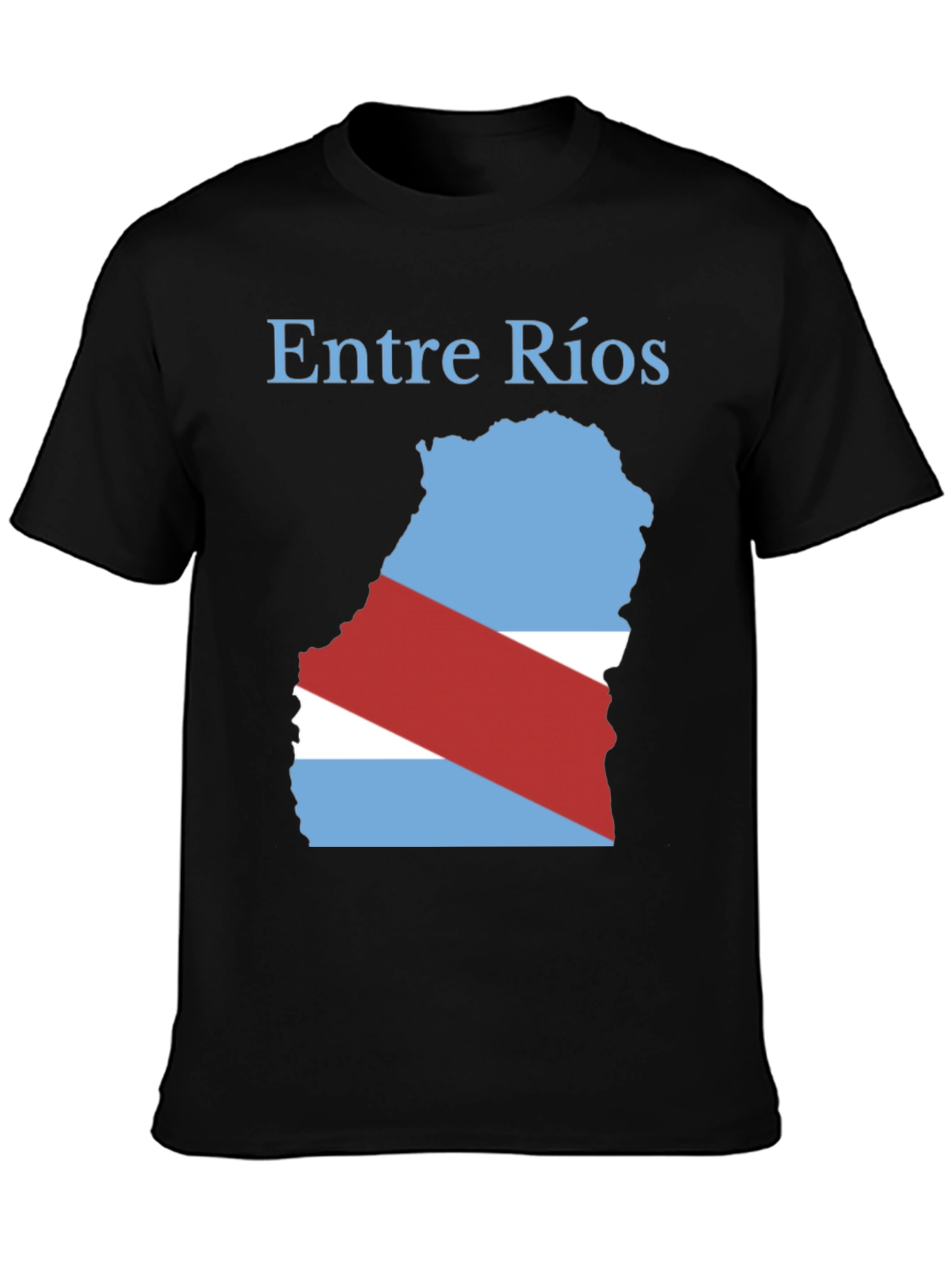 Black Entre Rios Argentina Province T-Shirt view 3