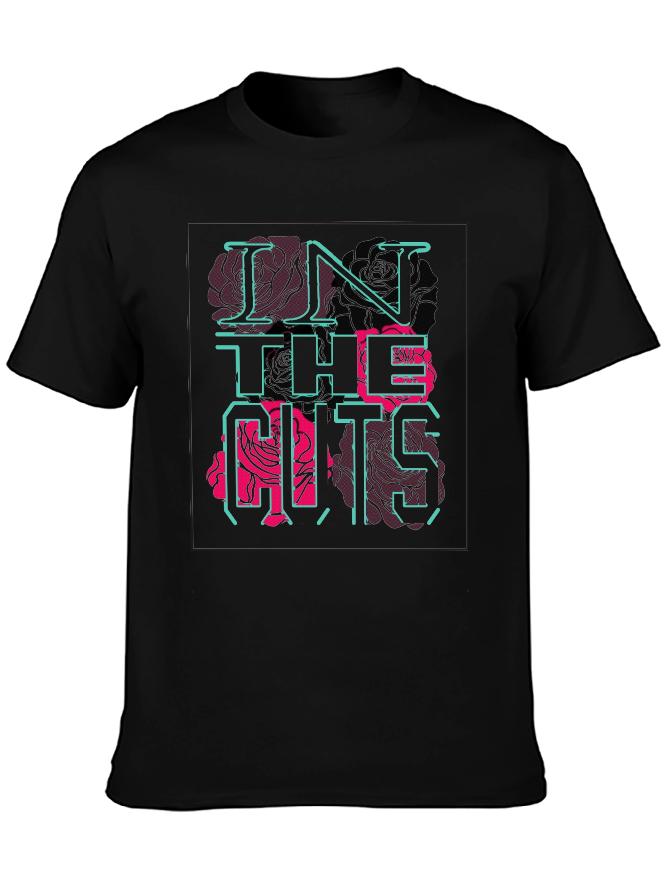 Black In The Cuts Graphic Tee - Black view 3