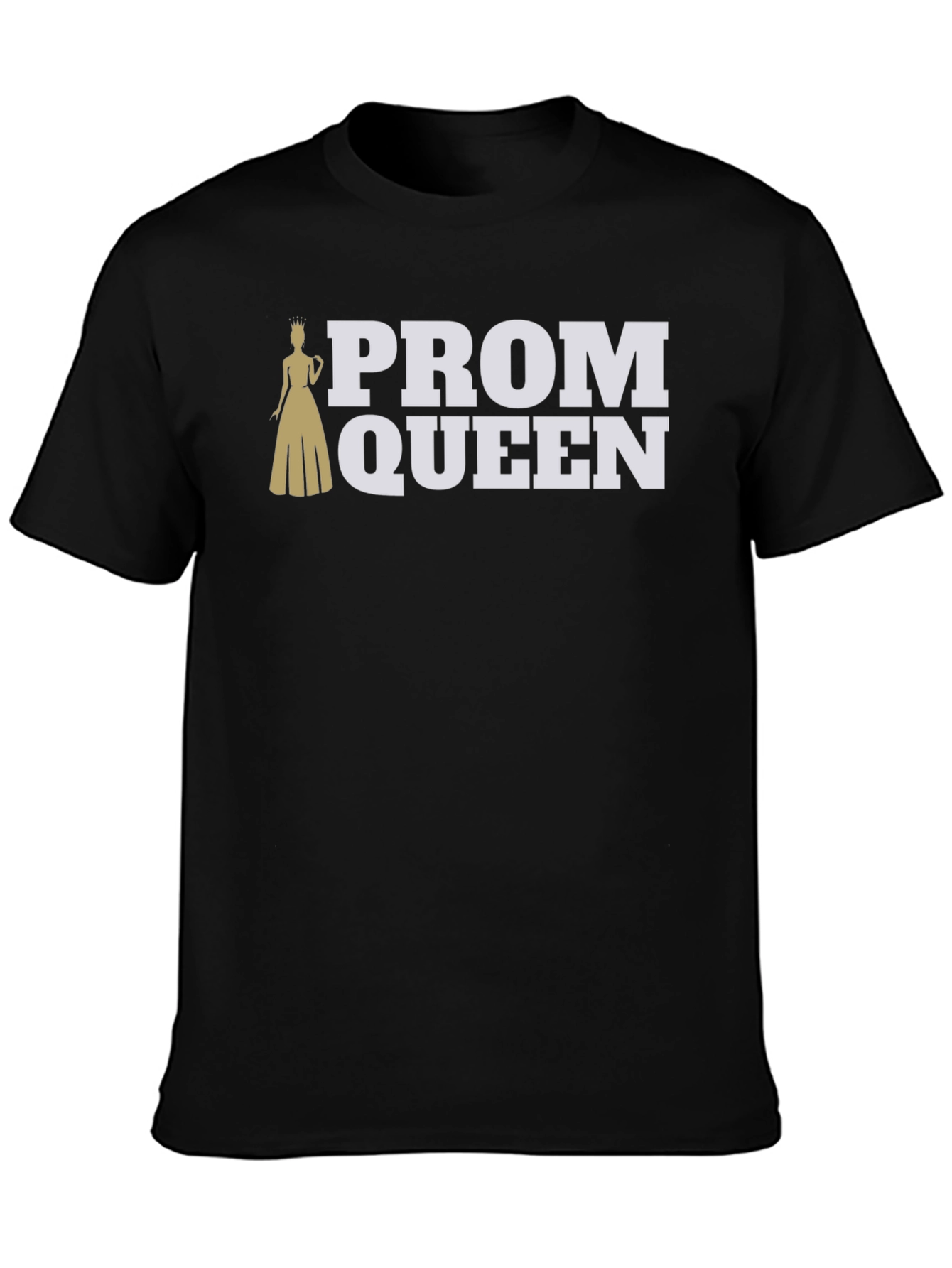 Black Prom Queen Graphic Tee - Black T-Shirt view 3
