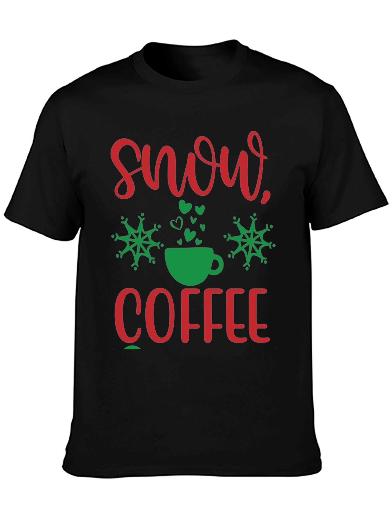 Black Snow Coffee Graphic Tee view 3