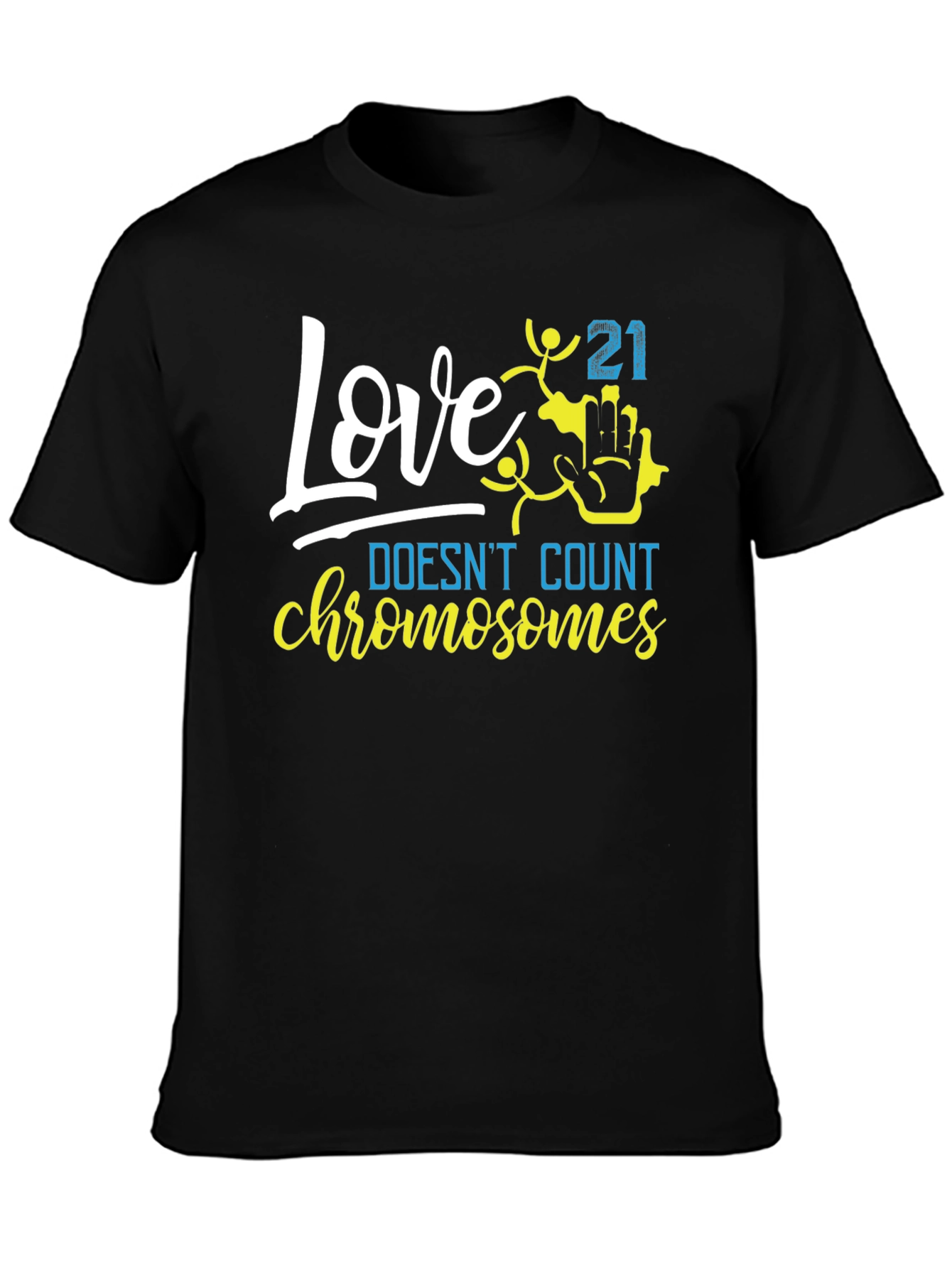 Black Love Doesn't Count Chromosomes T-Shirt view 3