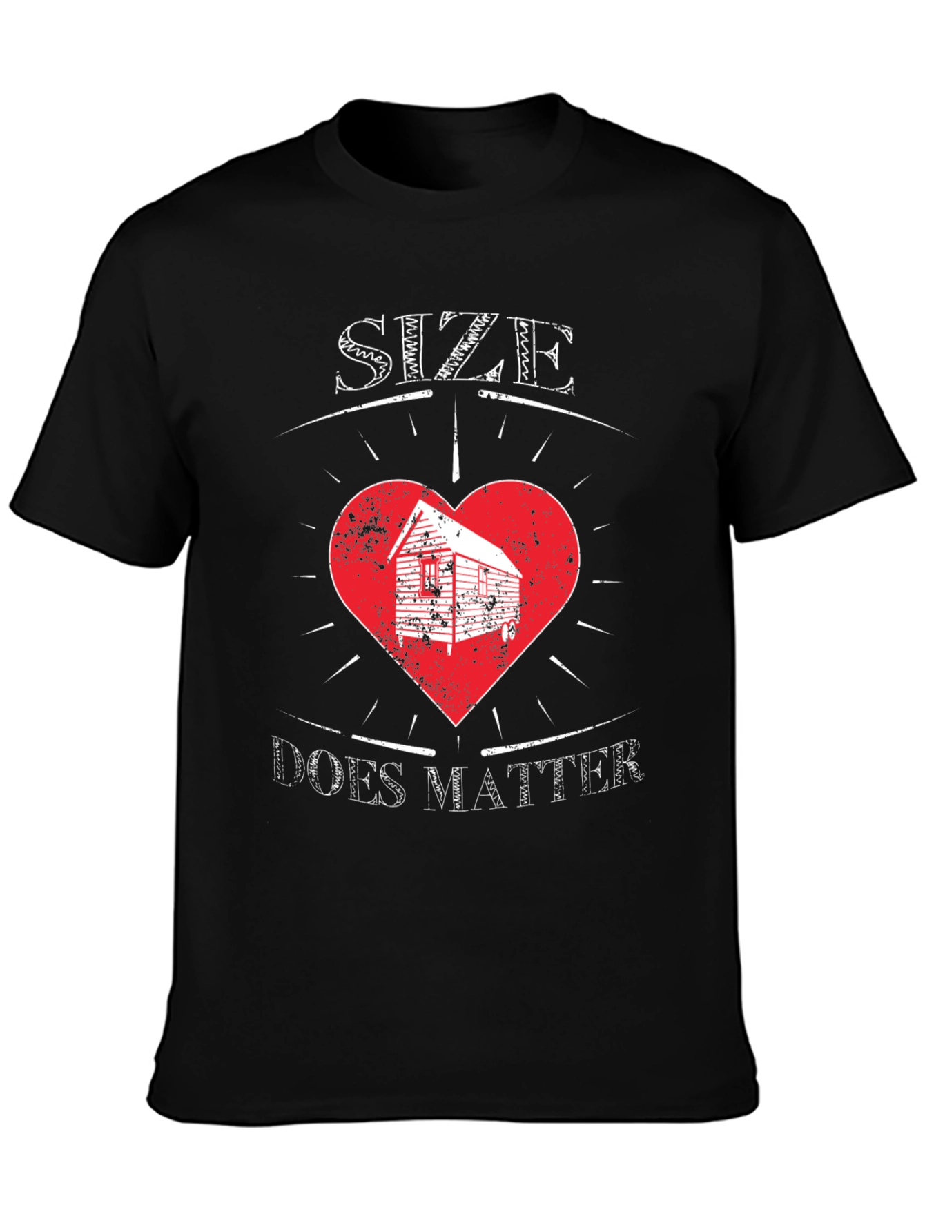 Black Size Does Matter T-Shirt view 3