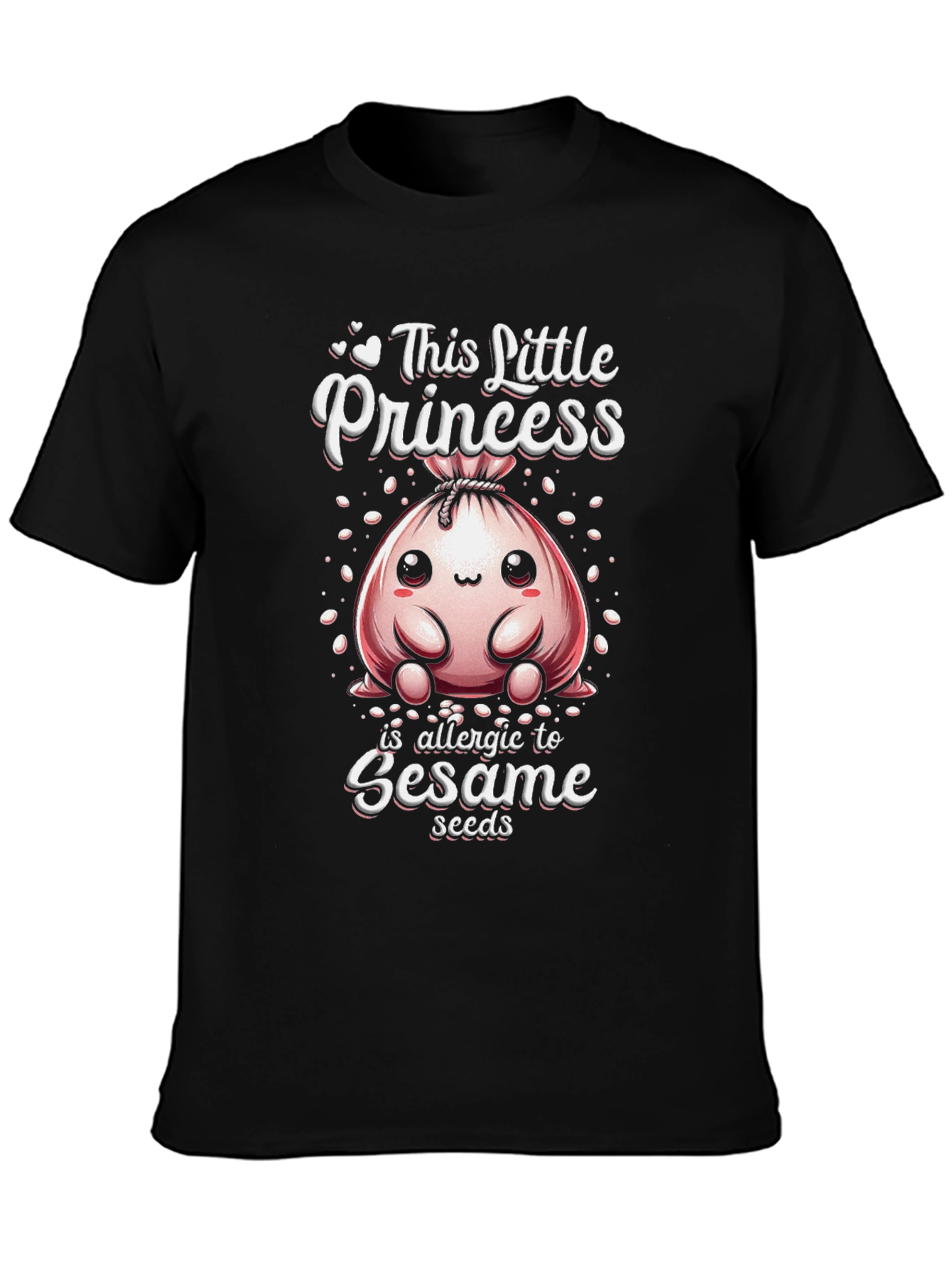 Sesame Allergy Princess T-Shirt - Cute & Safe - 3