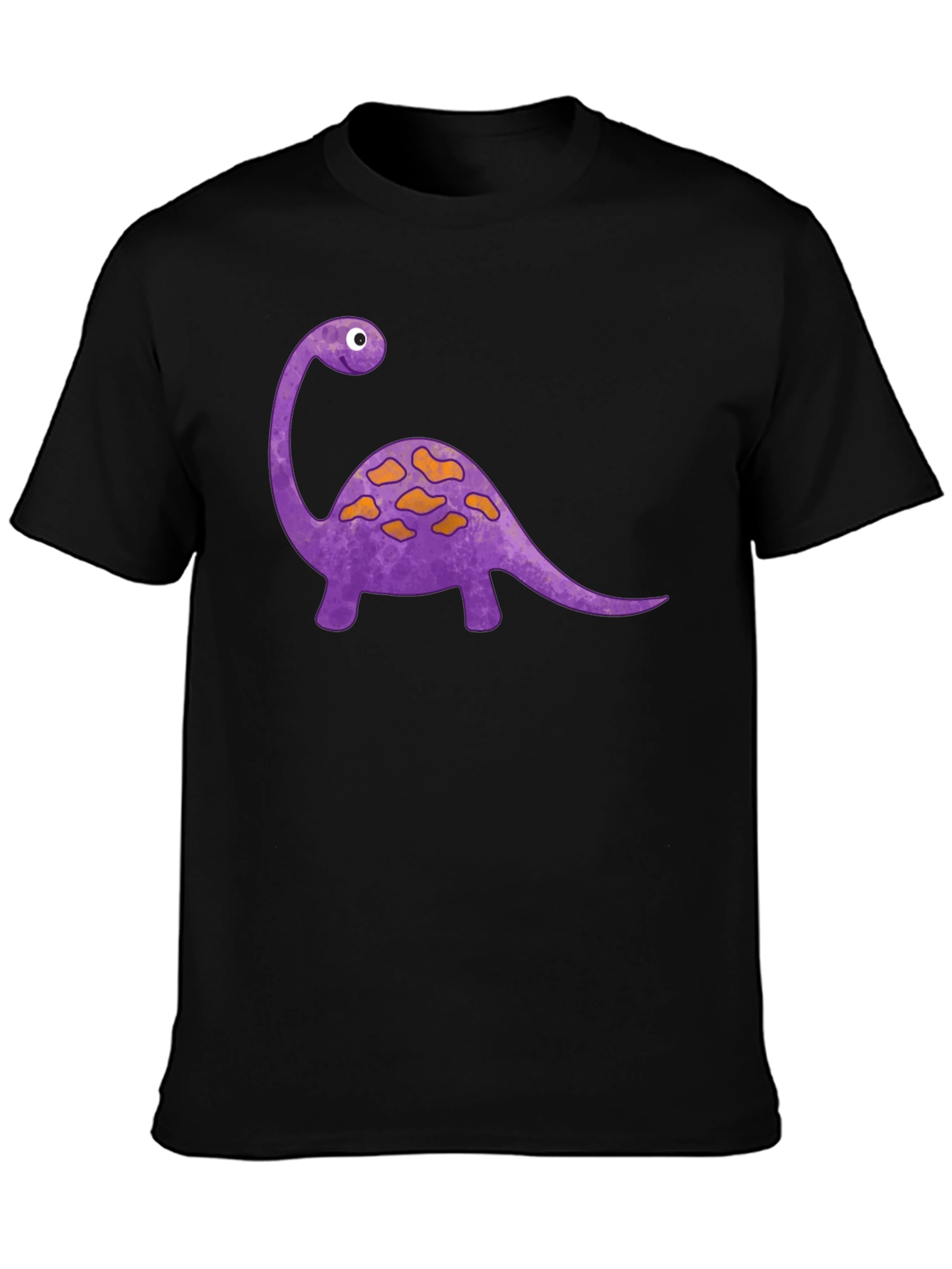 Black Dino Graphic Tee - Black Short Sleeve Shirt view 3
