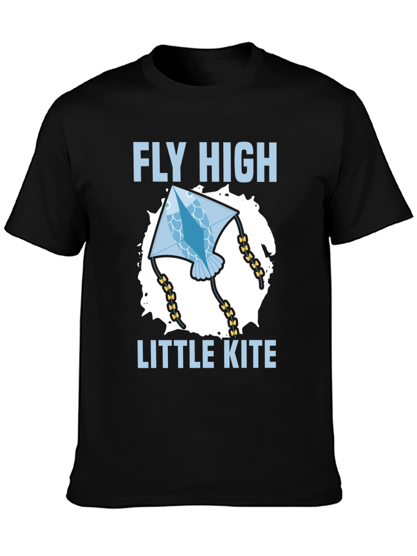 Black Fly High Little Kite T-Shirt view 3