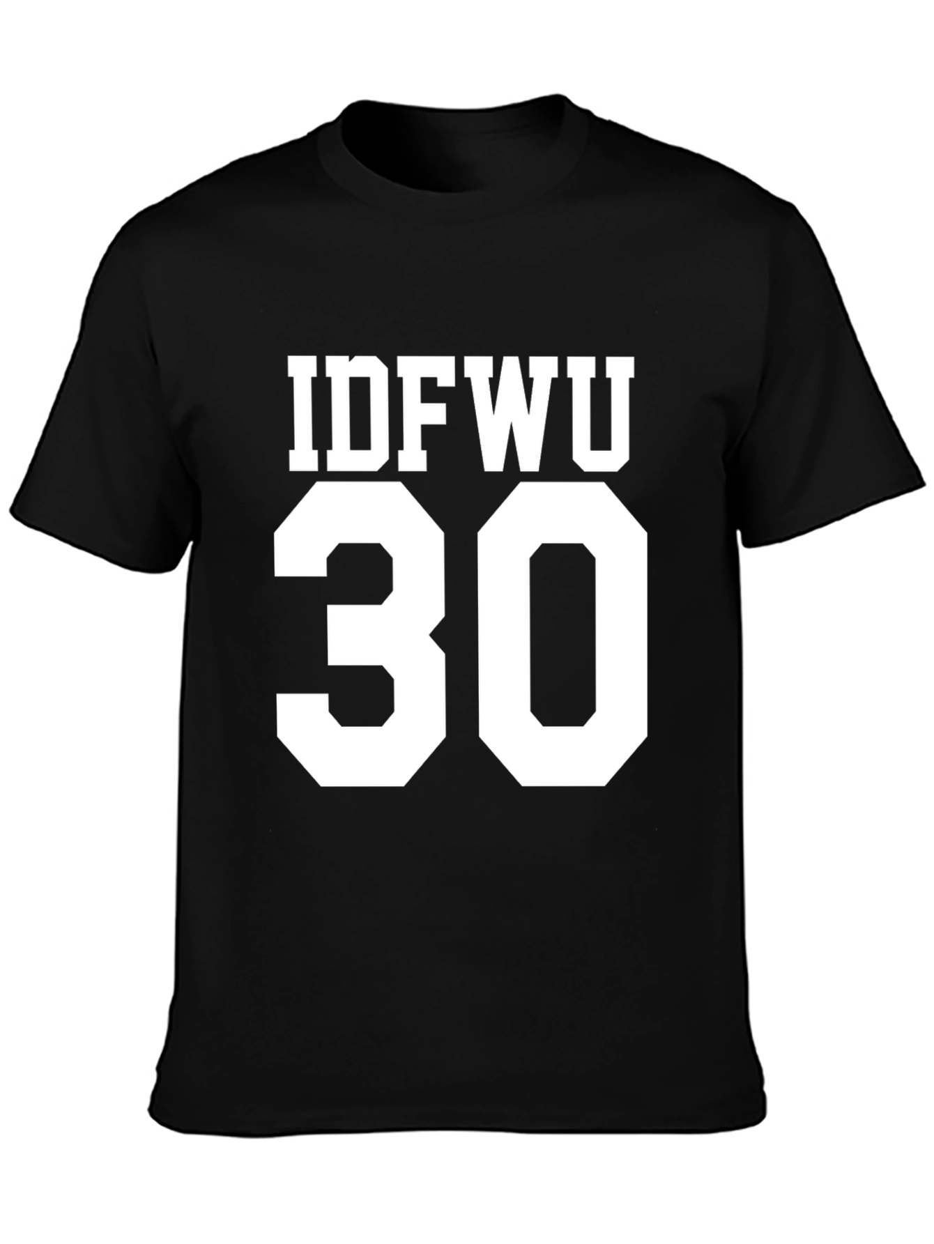 Black IDFWU 30 Graphic T-Shirt, Black view 3