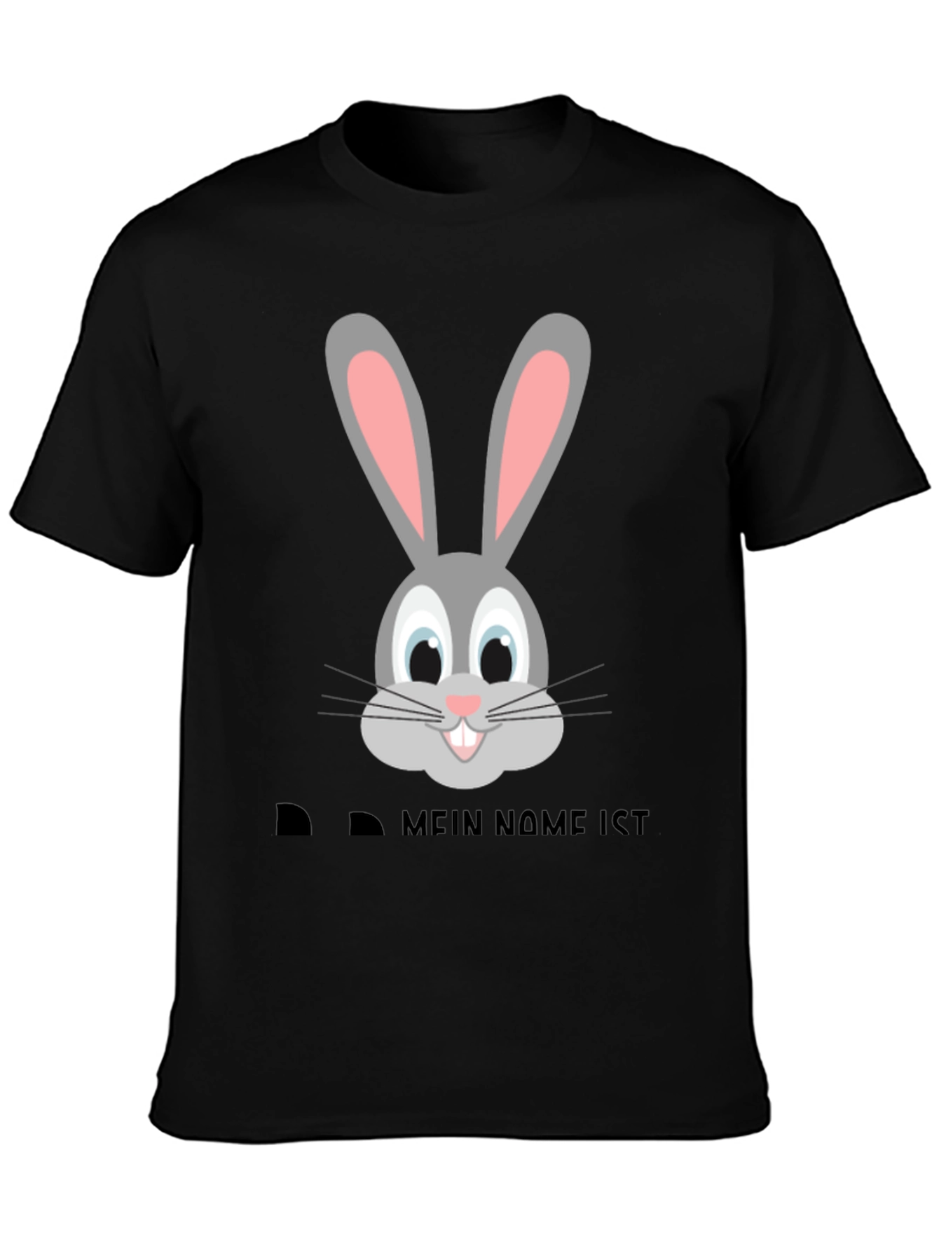 Black Funny Bunny T-Shirt - Mein Name Ist... view 3