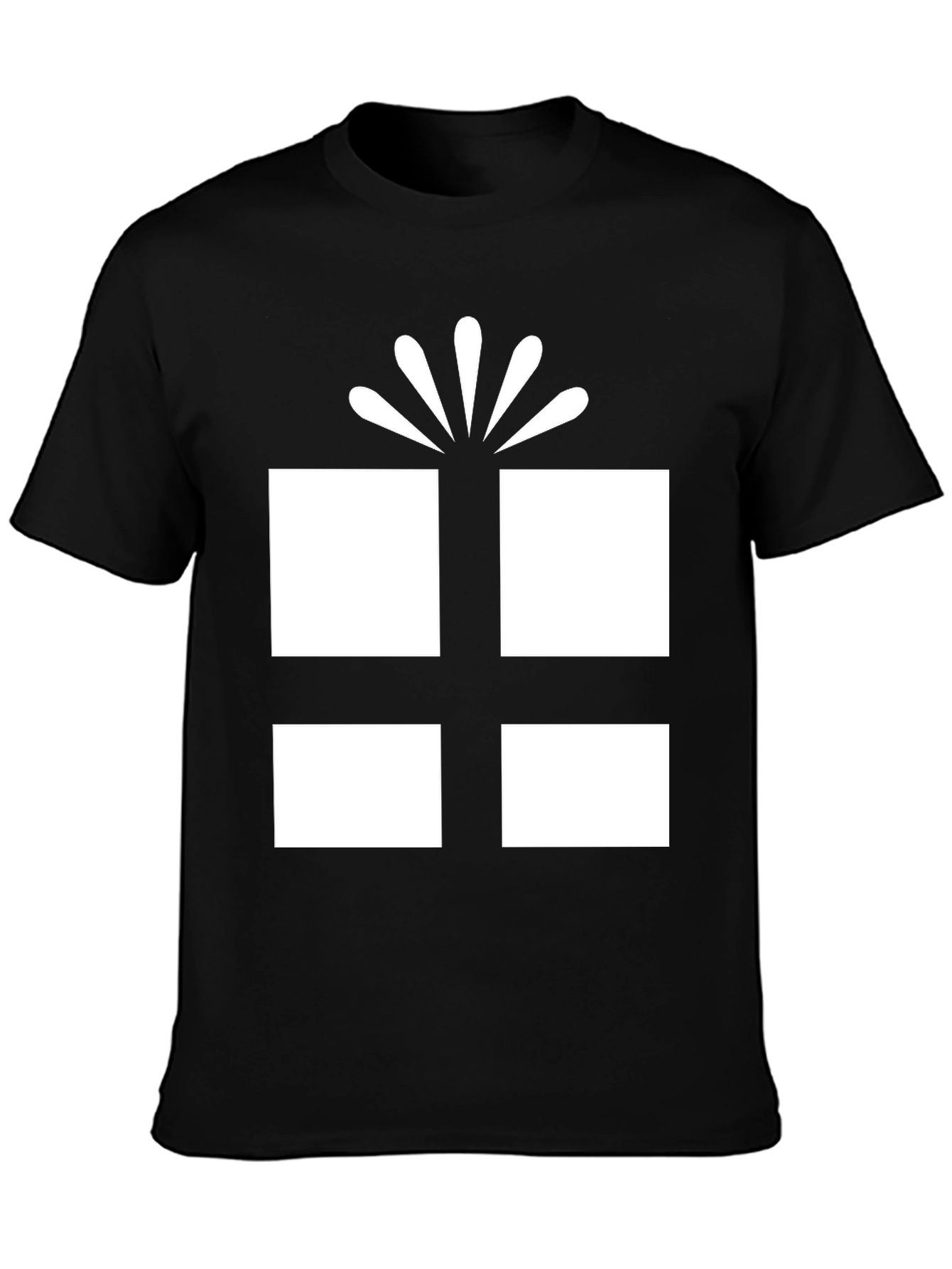 Black Gift Box Graphic Tee - Stylish Unisex T-Shirt view 3