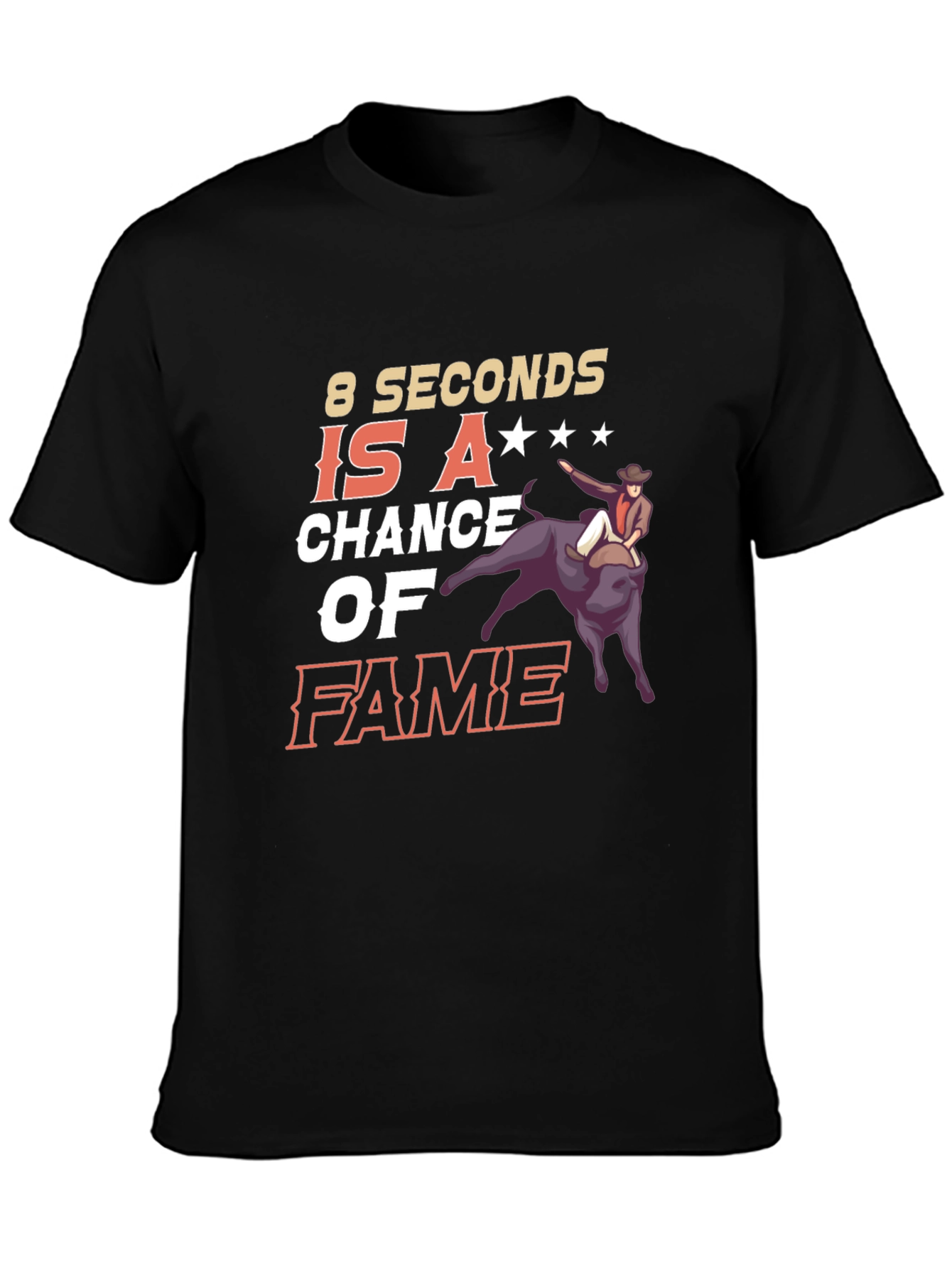 8 Seconds of Fame Rodeo Graphic T-Shirt - 3