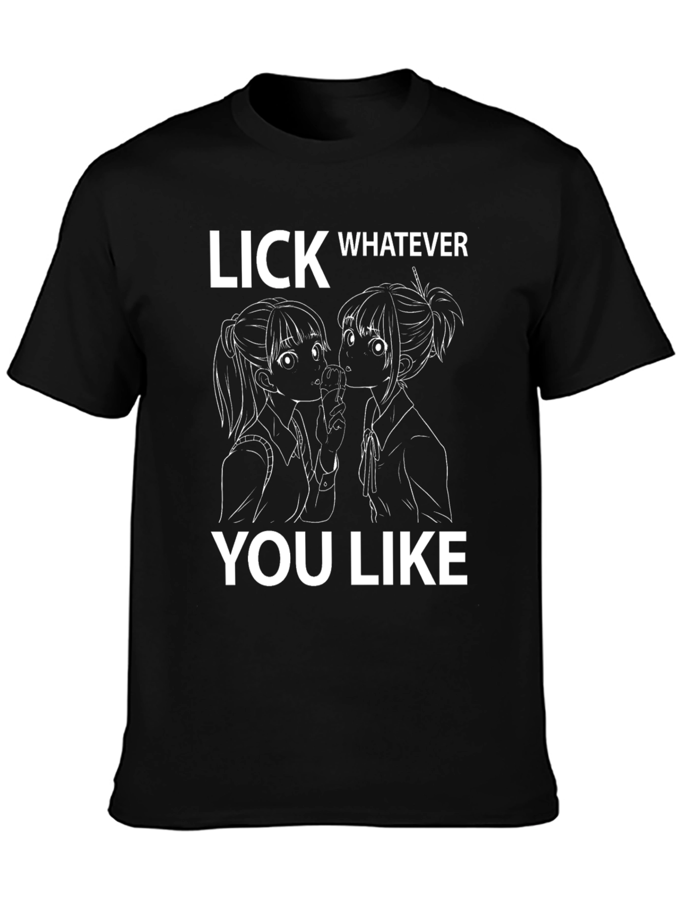 Black Lick Whatever You Like Graphic T-Shirt view 3