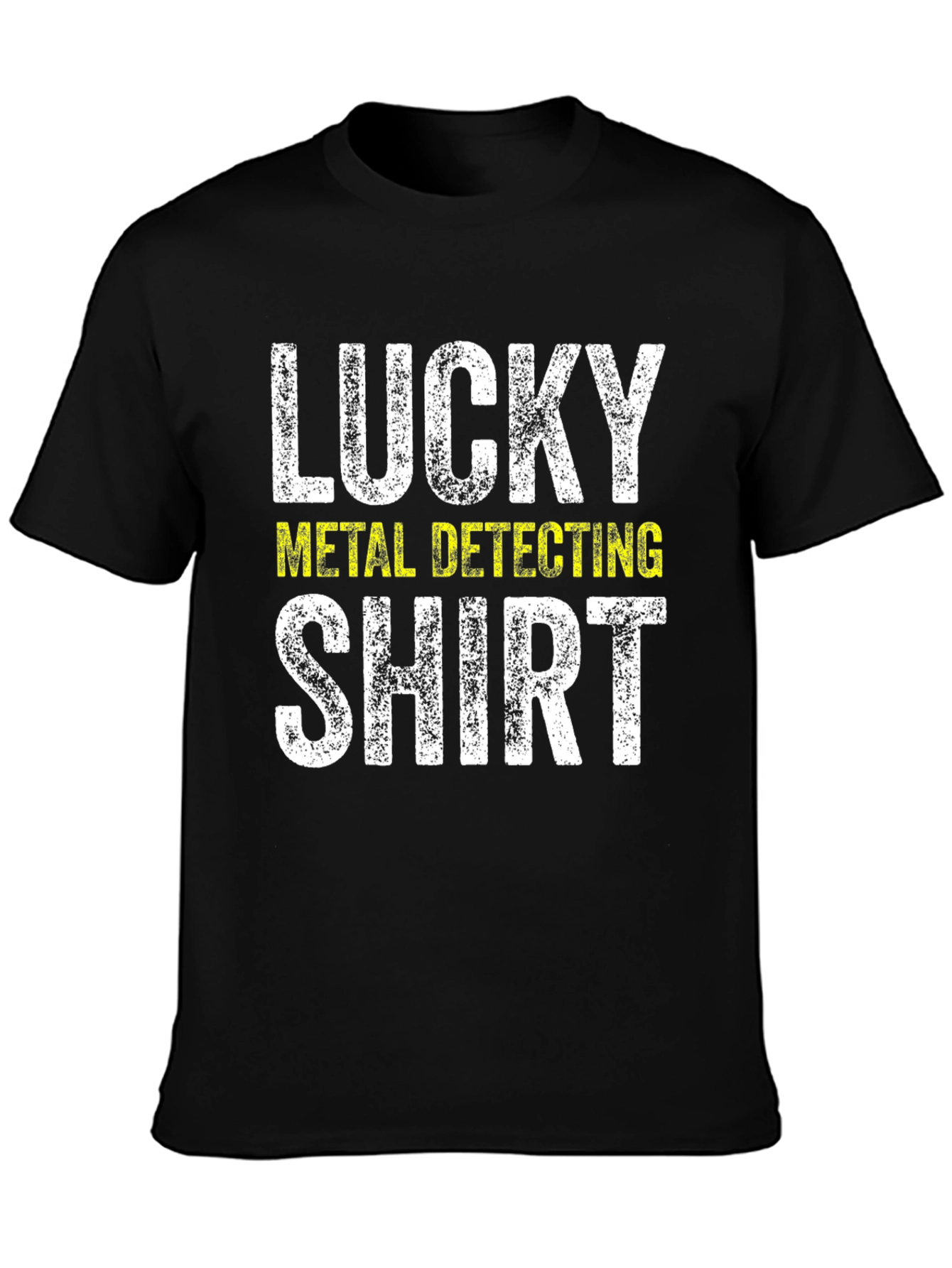 Black Lucky Metal Detecting Shirt view 3
