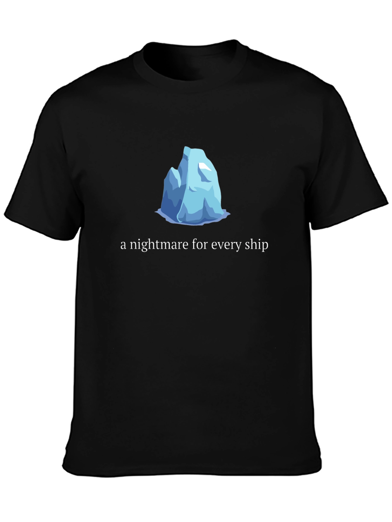 Black Iceberg Nightmare Graphic Tee view 3