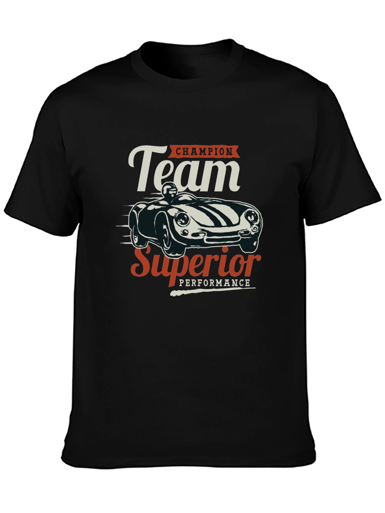 Black Team Champion Superior Performance Black T-Shirt view 3
