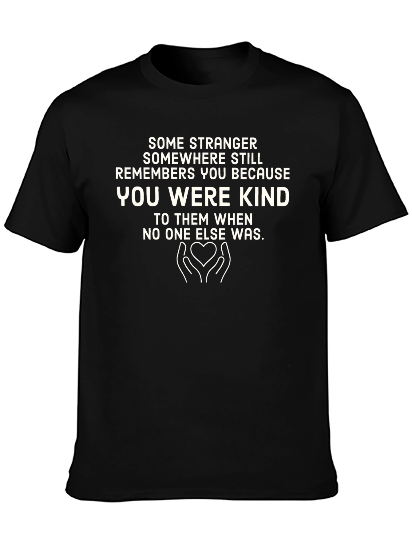 Black Kindness T-Shirt: Remembered for Being Kind view 3