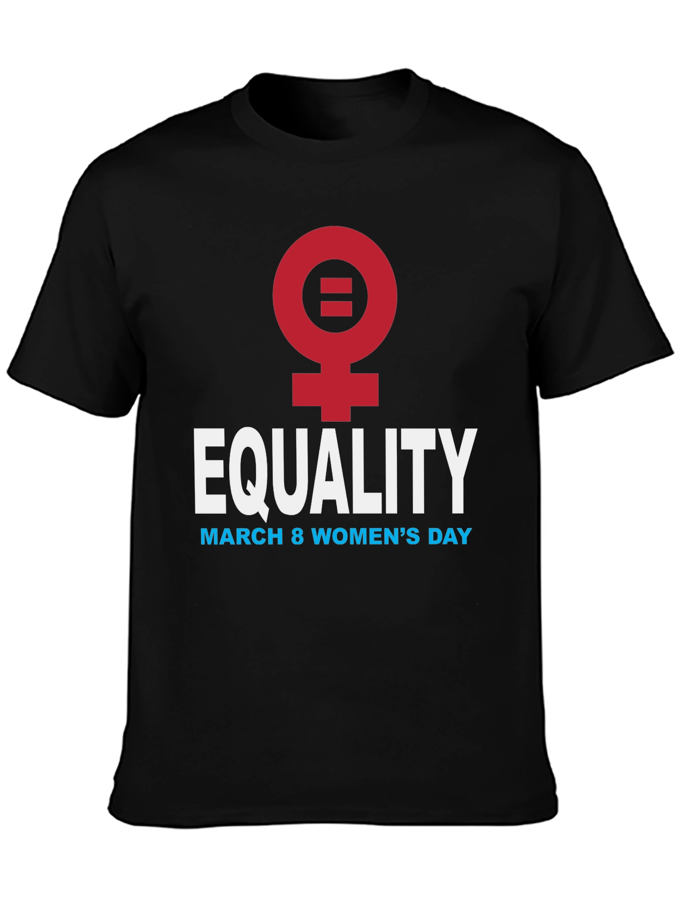 Black Equality Women's Day T-Shirt view 3